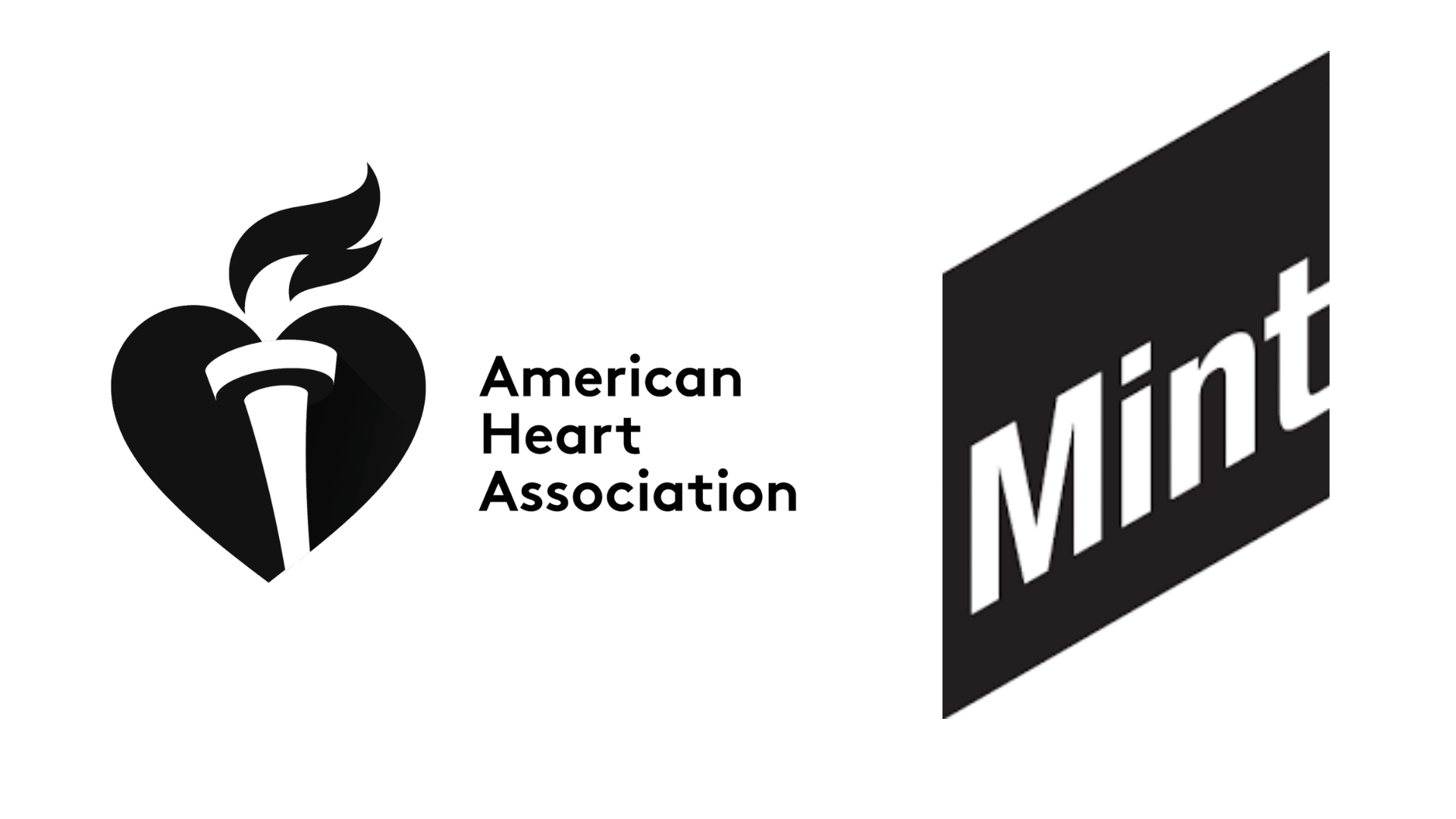A logo featuring a heart with a torch inside, along with the text 'American Heart Association' and a stylized 'Molina' logo.