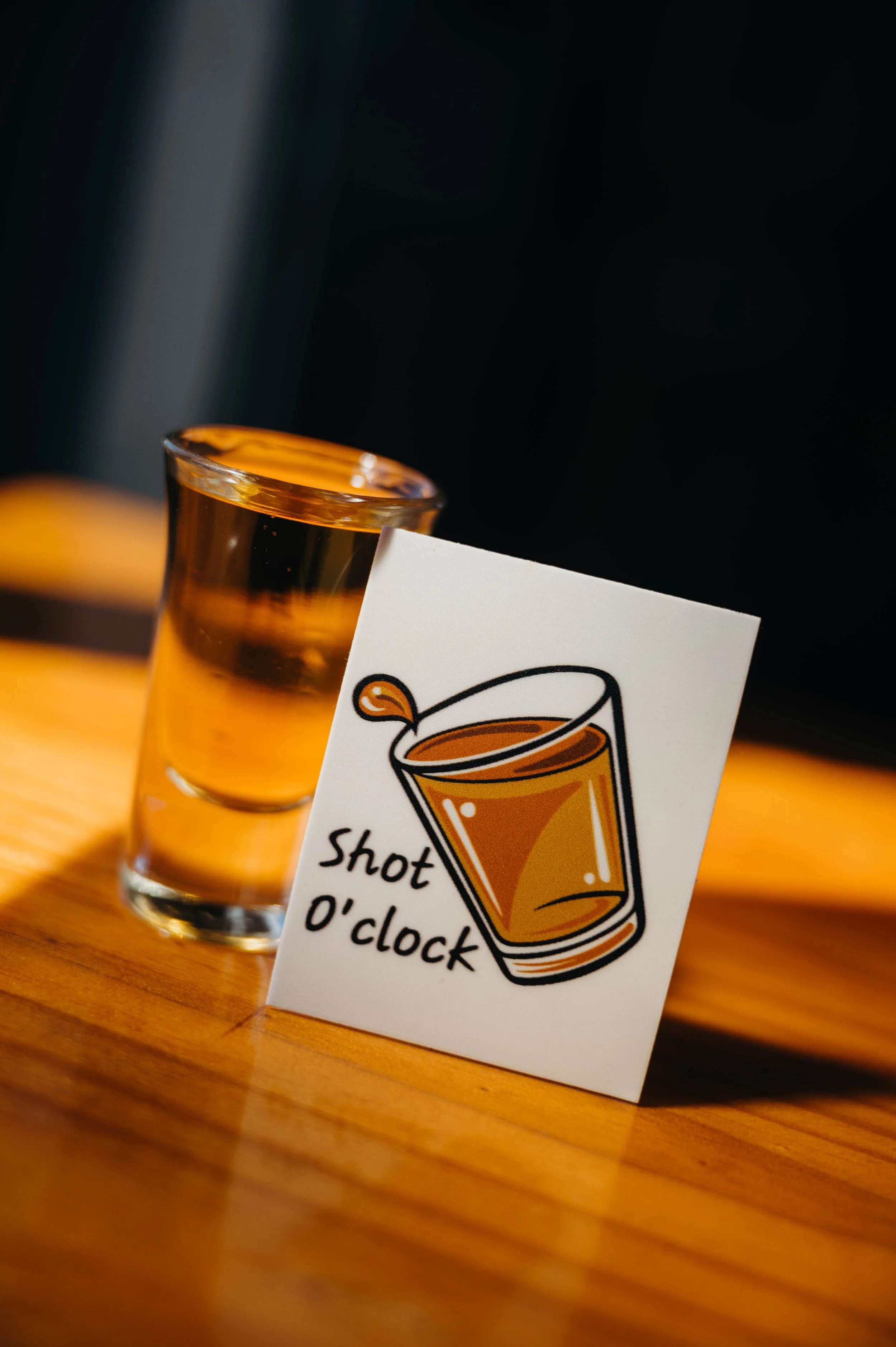 'Shot o'clock' Sticker