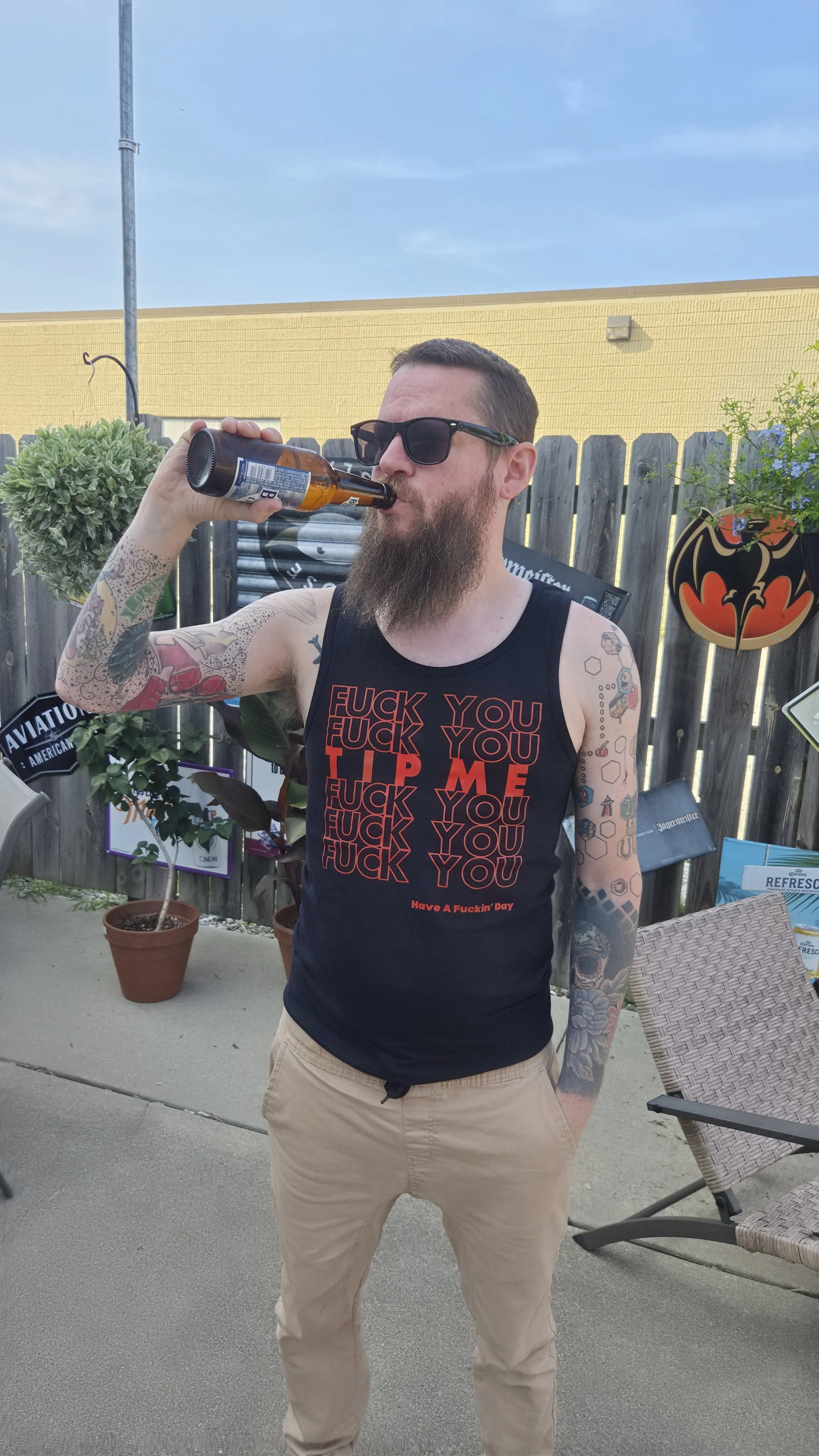 FU Mens Tank- Black