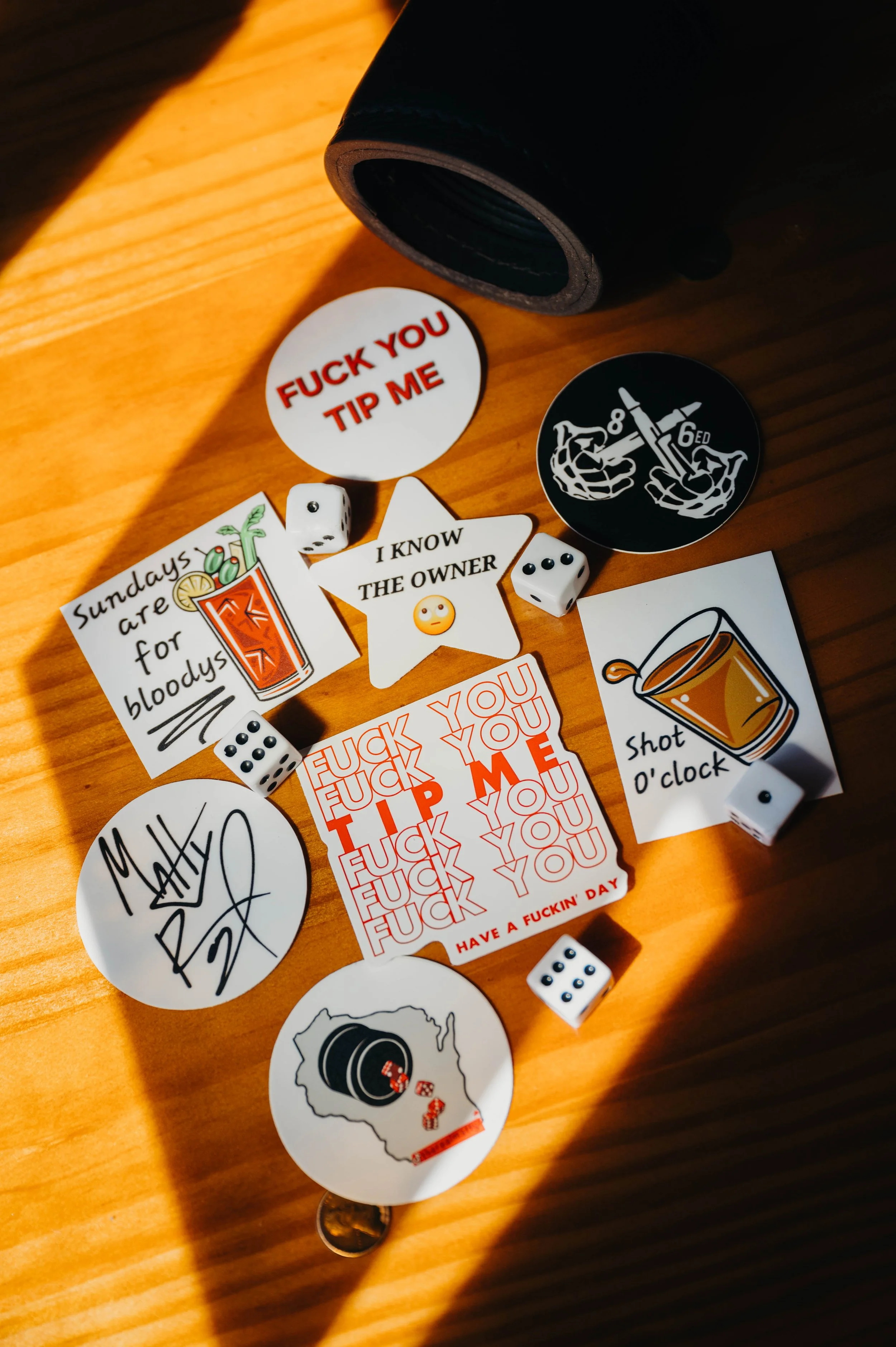 Dive Bar Essentials Sticker Pack