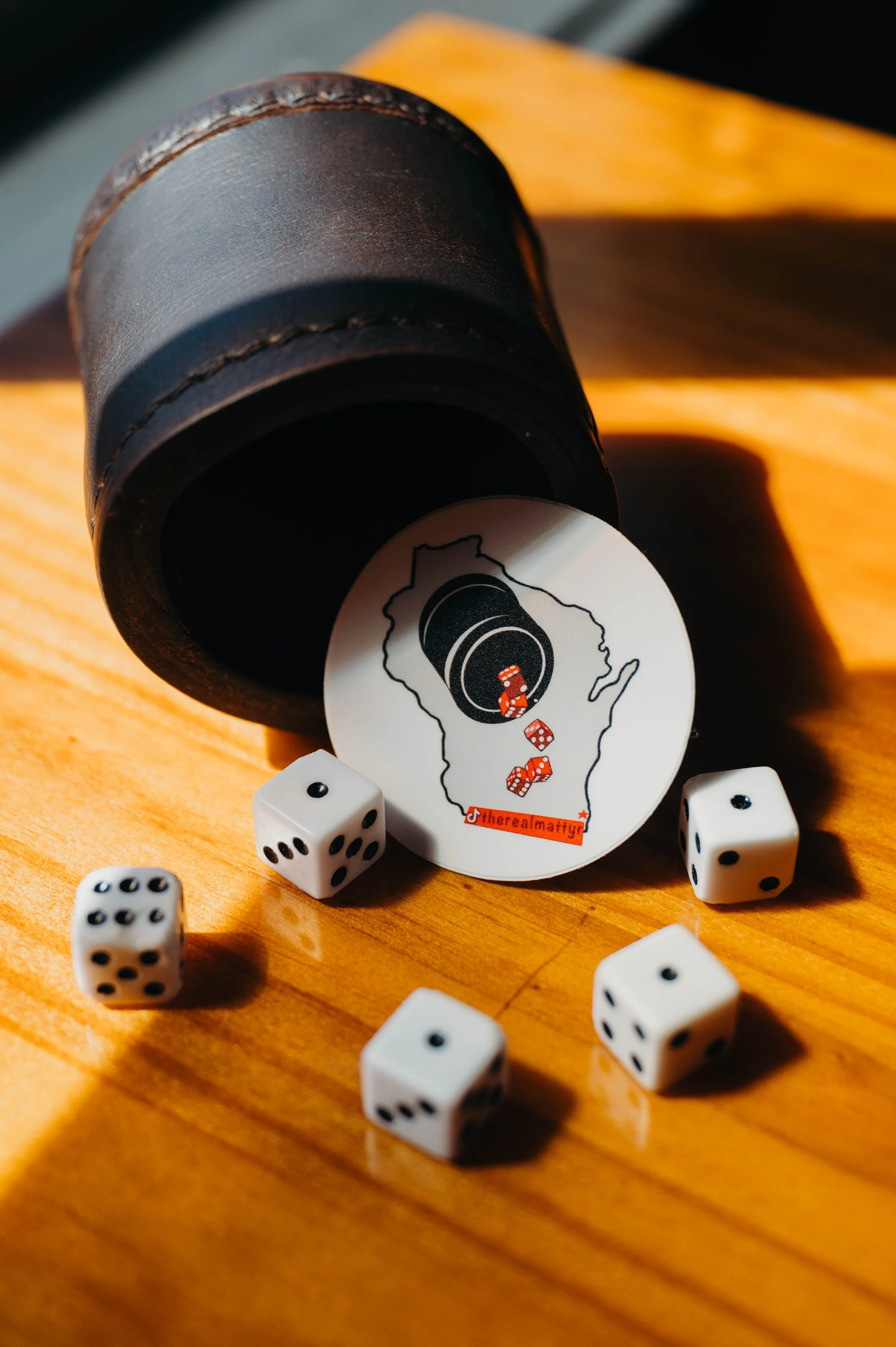 Wisco Dice Sticker