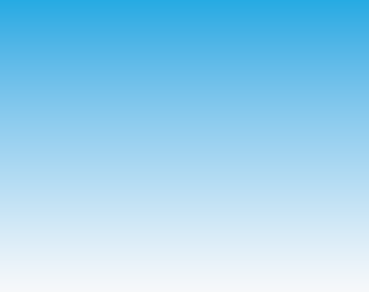 Blue gradient background from dark at top to light at bottom.