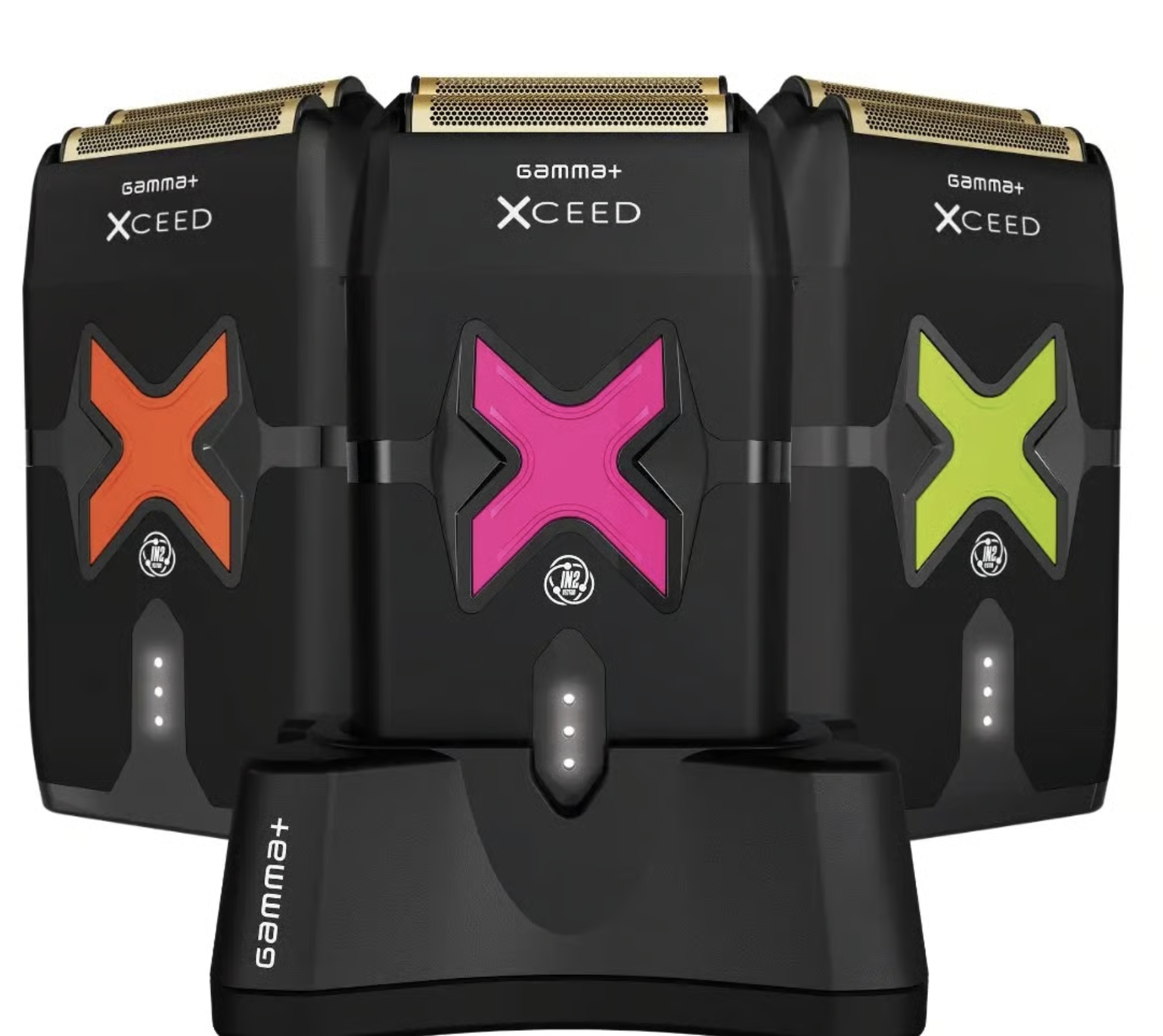 Gamma+ XCEED Professional IN2 Vector Motor Cordless Double Foil Shaver