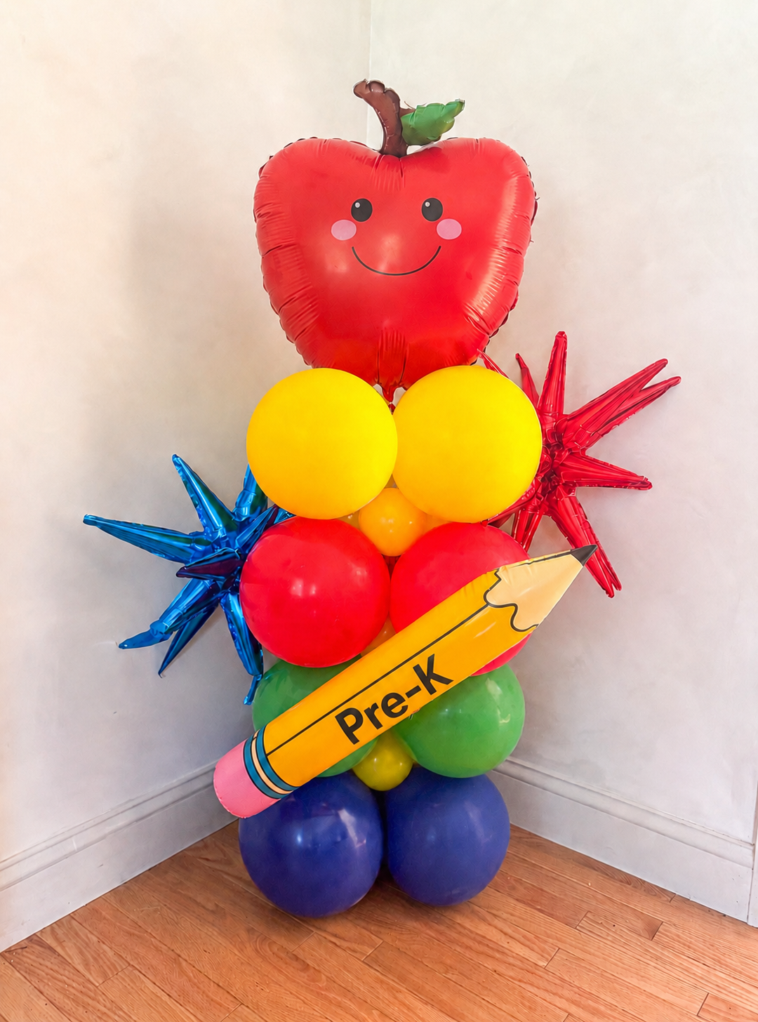 Standard Size Back to School Stack- Apple Topper