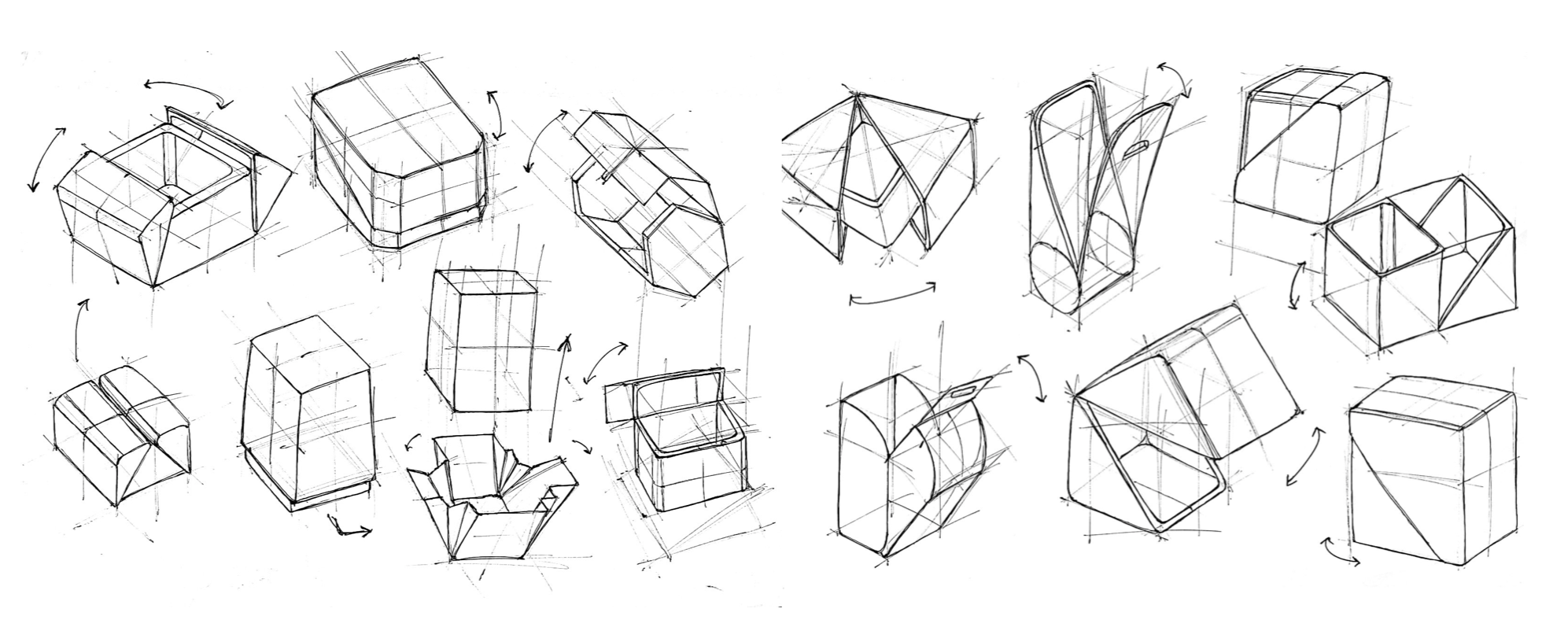 Sketched concepts and ideas