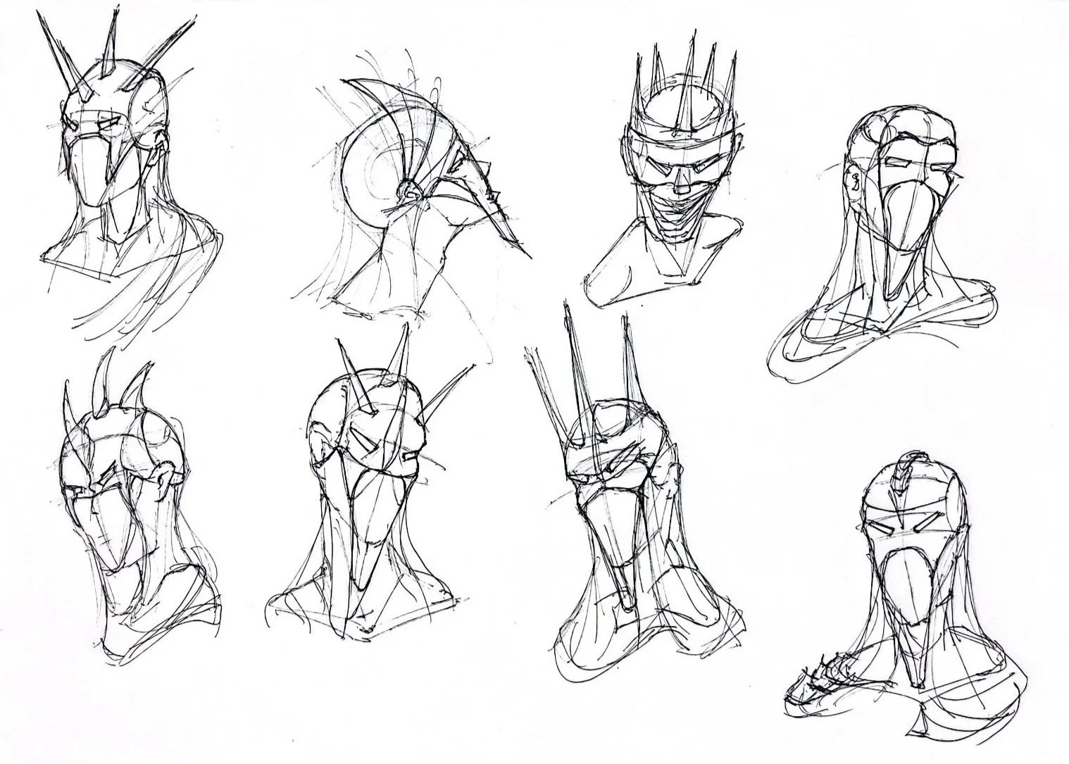 First concept and idea sketches