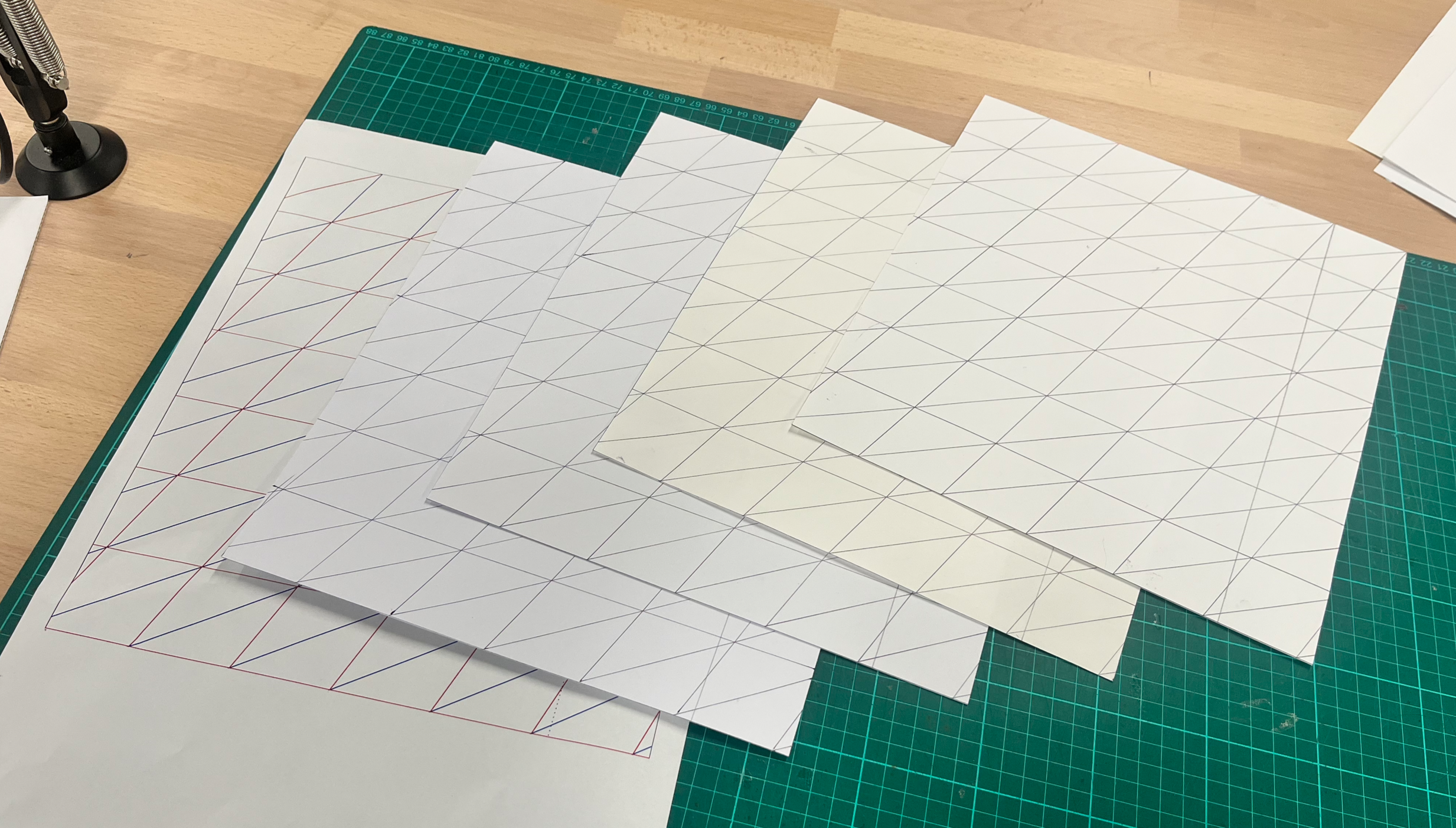 Testing different paper types
