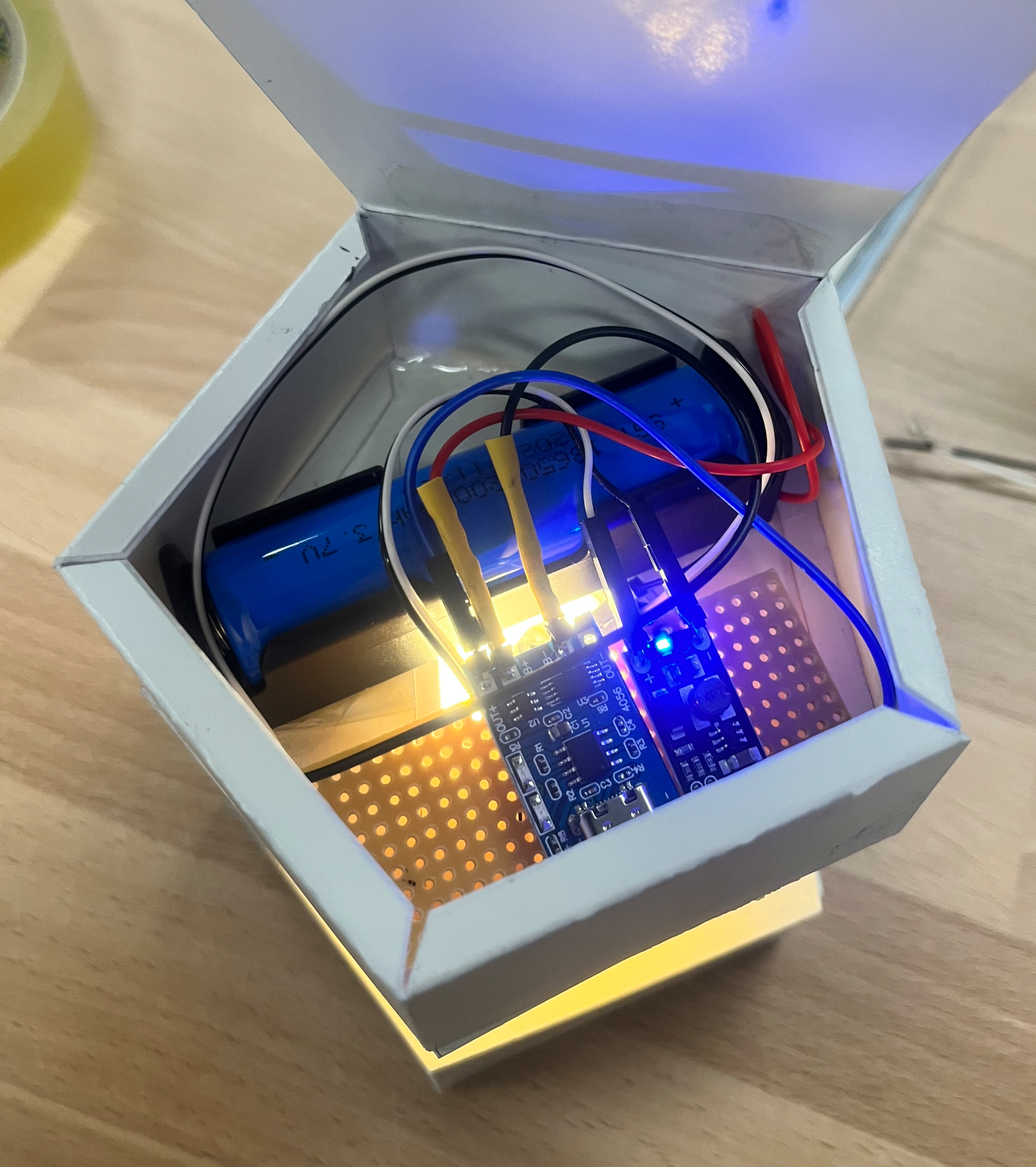 Testing the electronics
