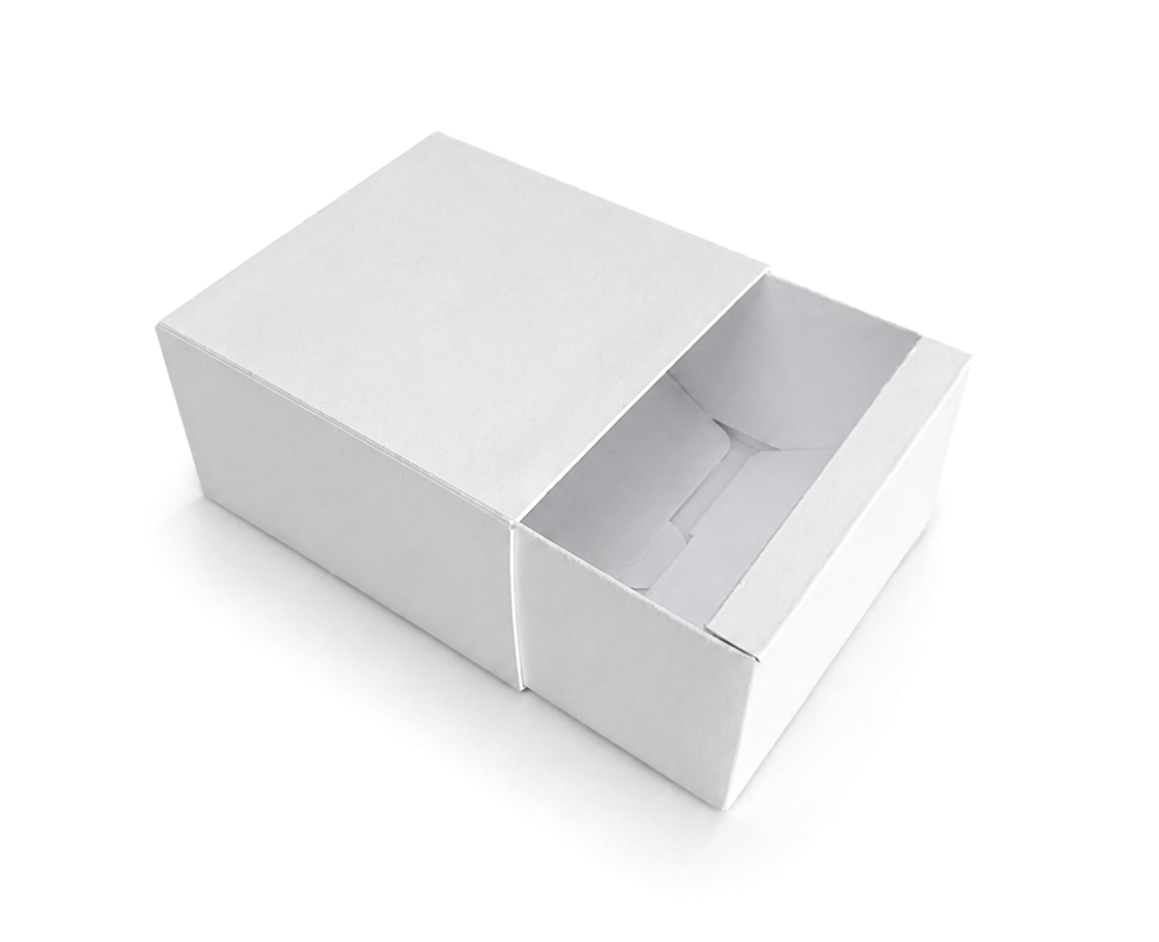 The previous packaging design, consisting of two separate components 