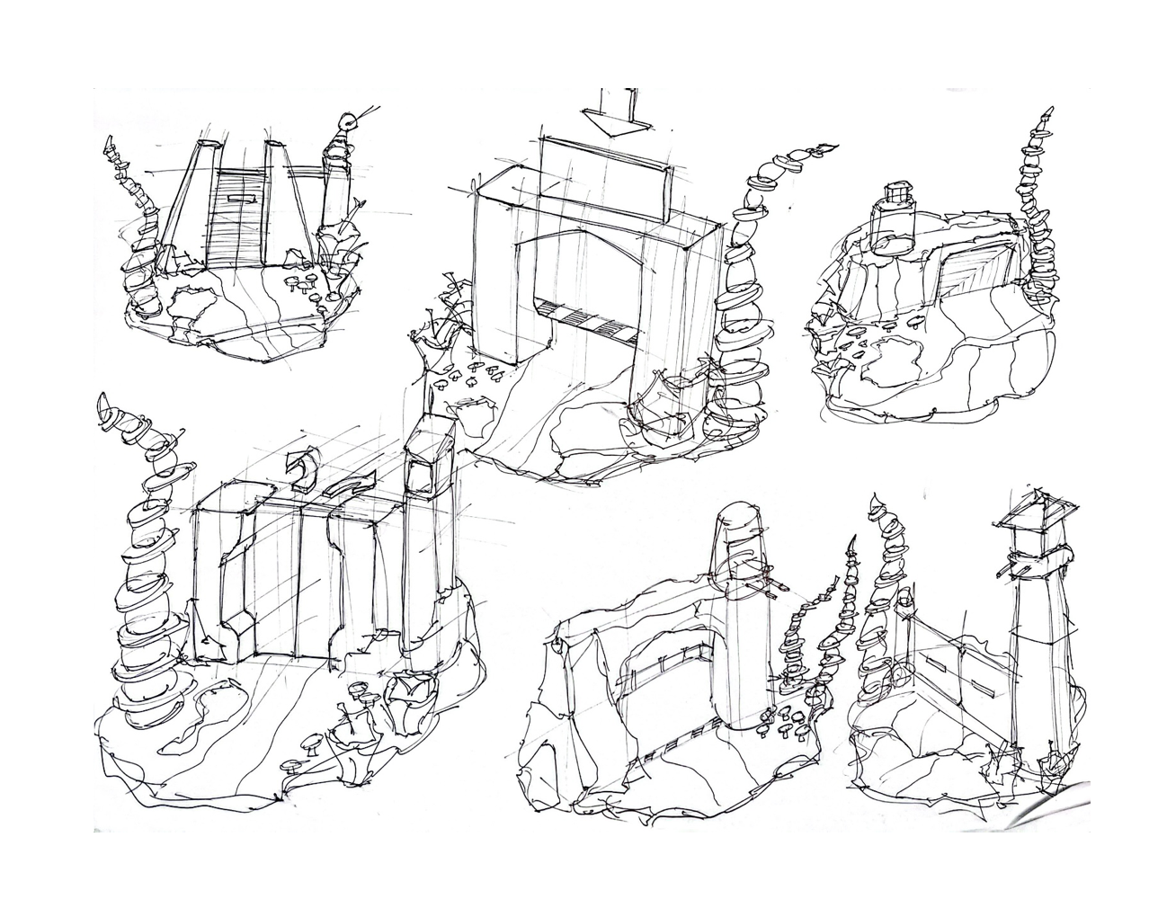 Initial ideas for a fortified gatehouse