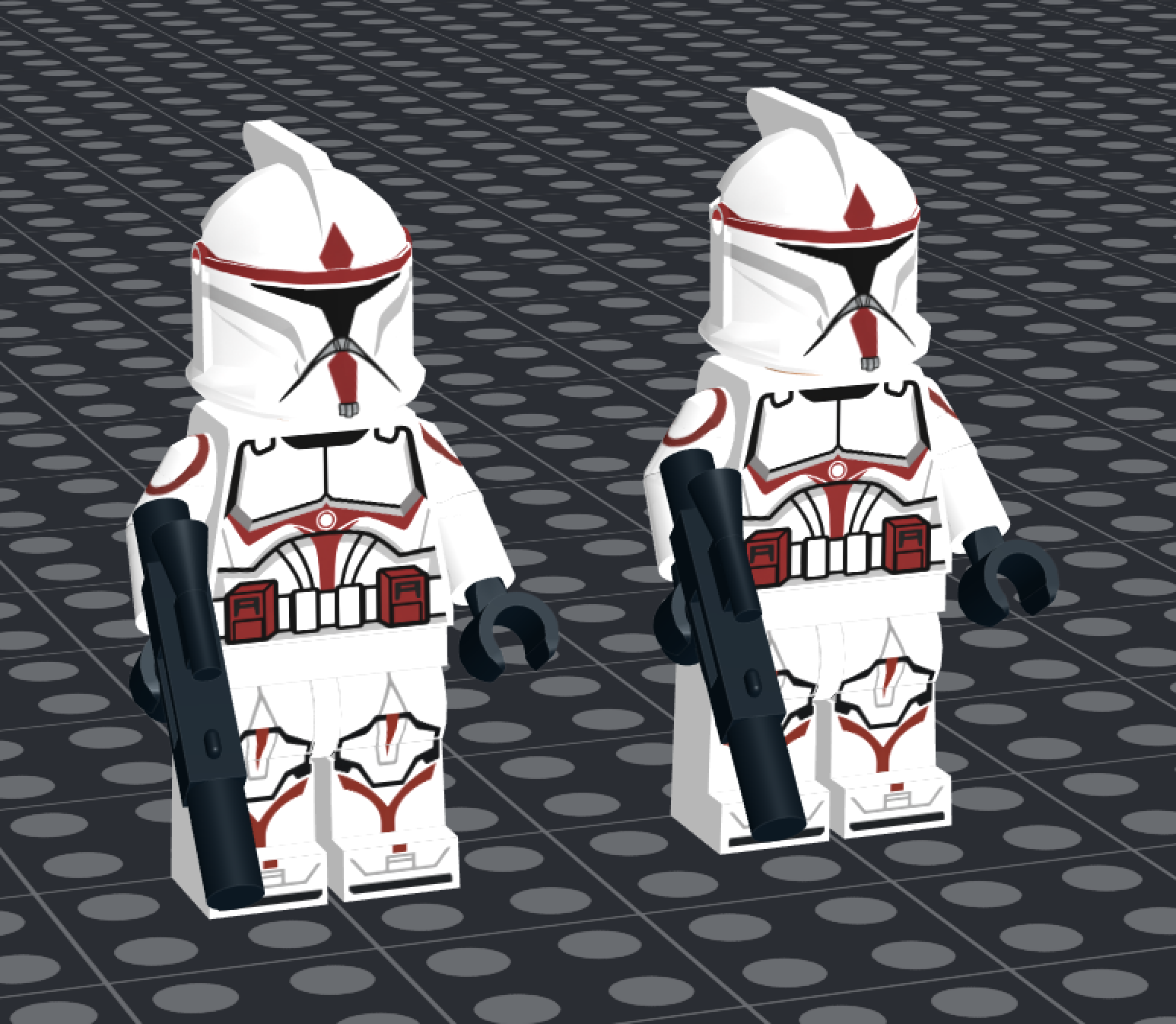 Decals applied and uploaded into Bricklink Studio through Parts Designer