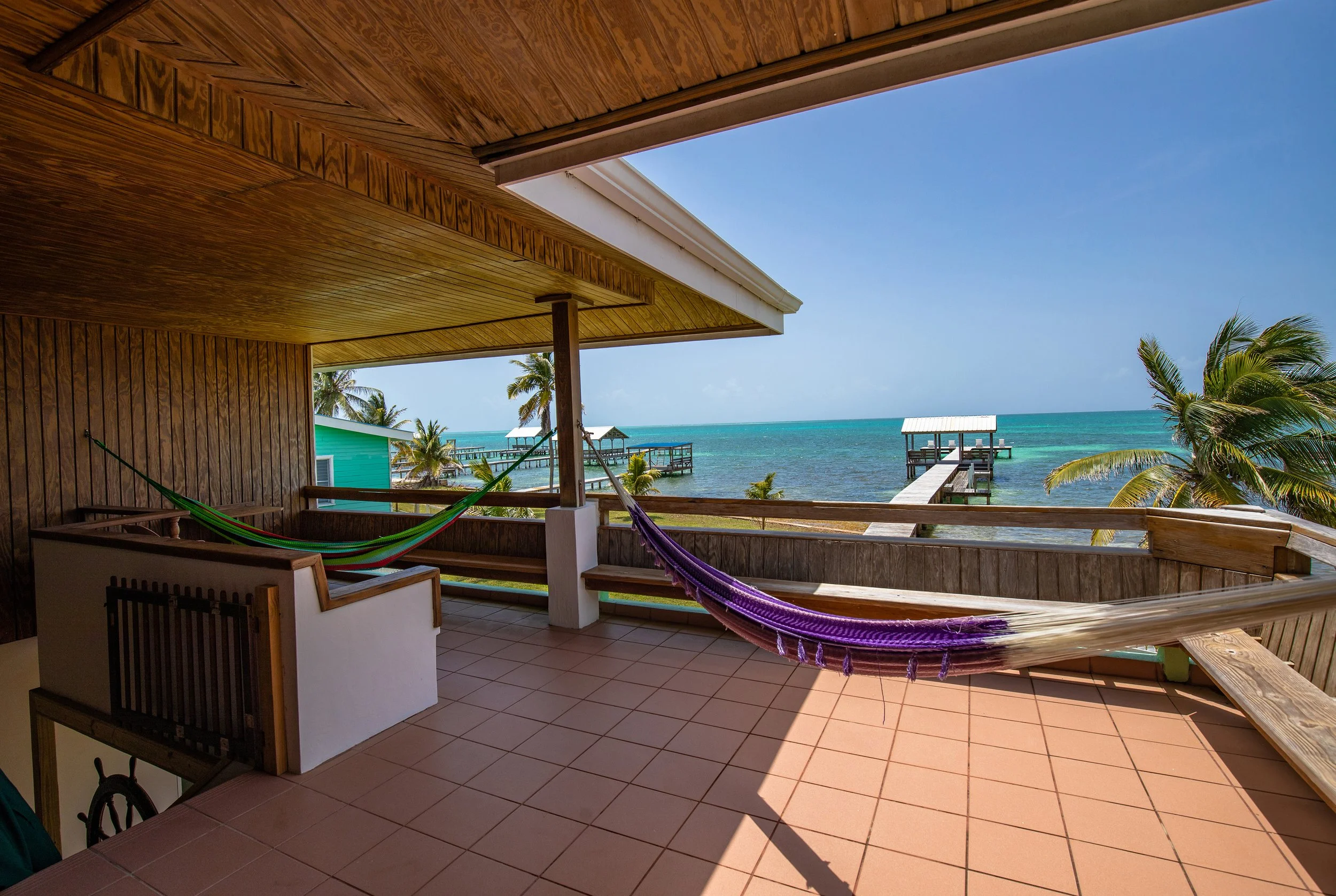 Second Floor Balcony with Hammoc to Relax and Enjoy Sea View
