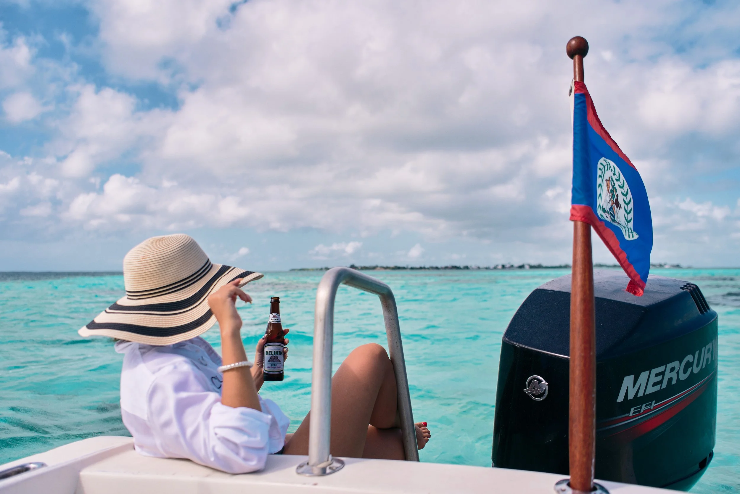 Enjoy an ice cold Belikin Beer