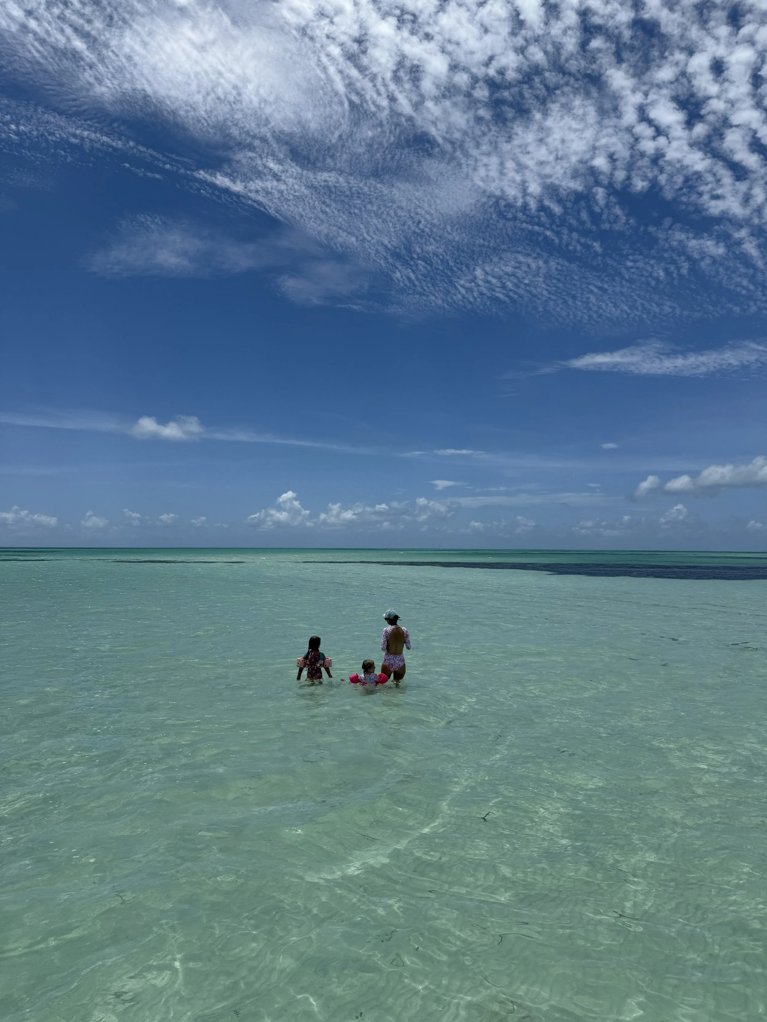 Guest at Sand Bar enjoying the Water
