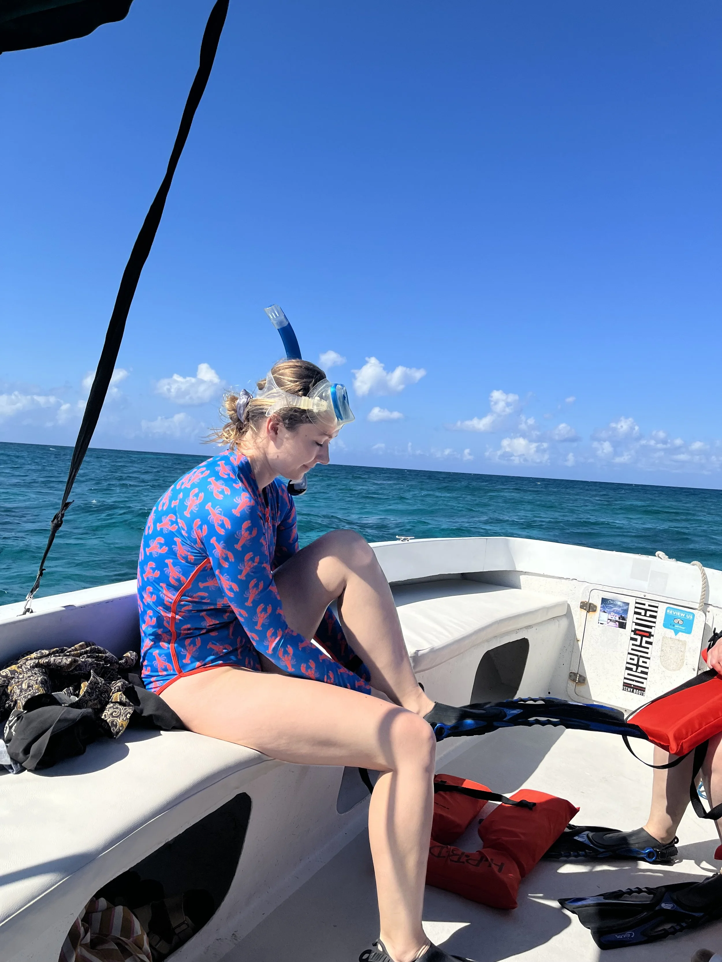 Snorkeling Gear and Fins and Life Jacket