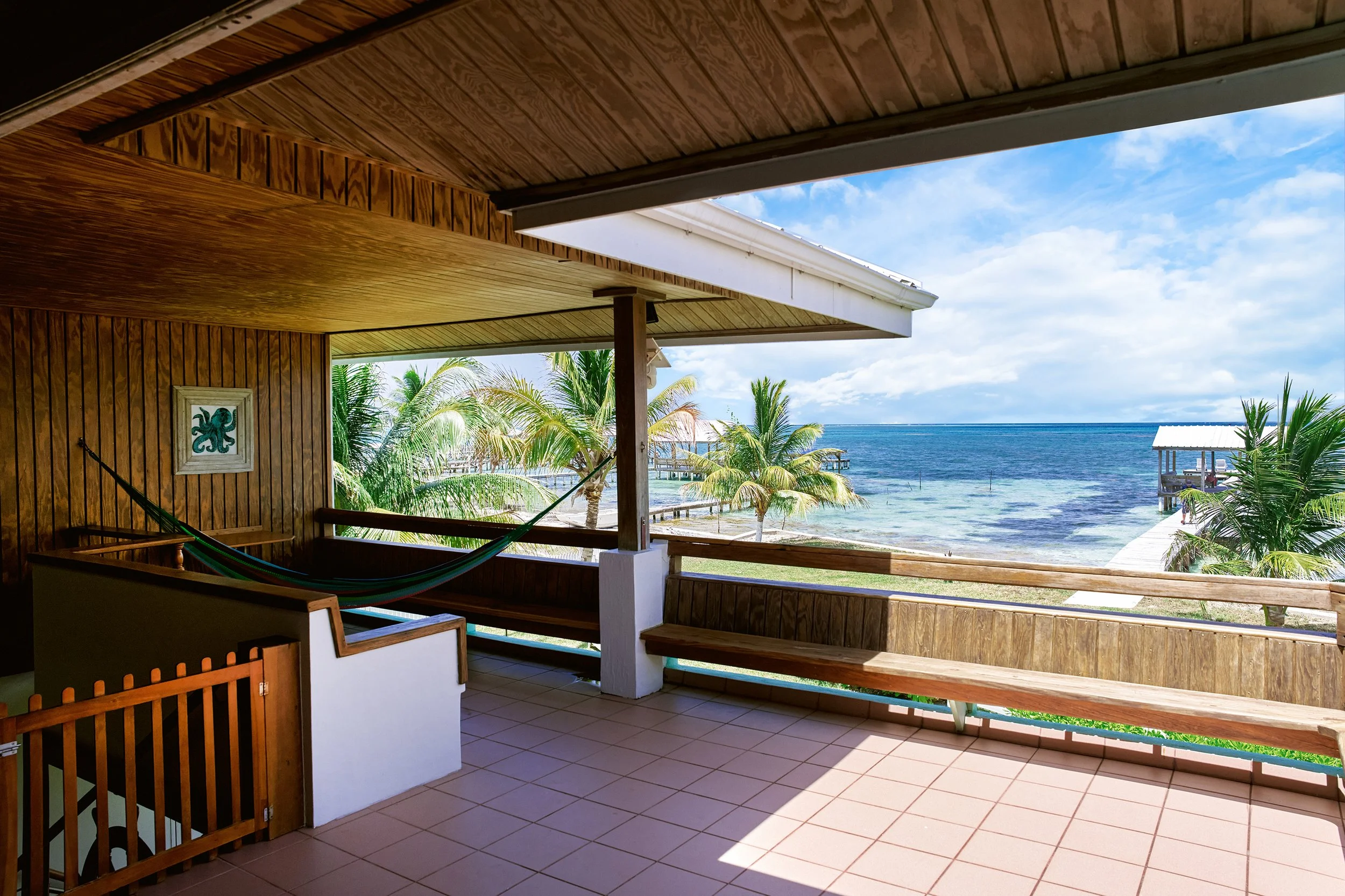 Private, 2nd floor balcony at Casa Al Mar
