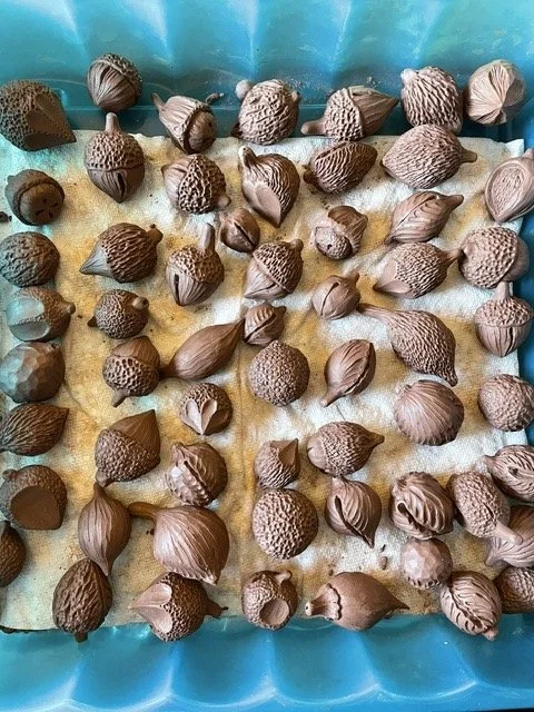 Final carving, shaping and texturing