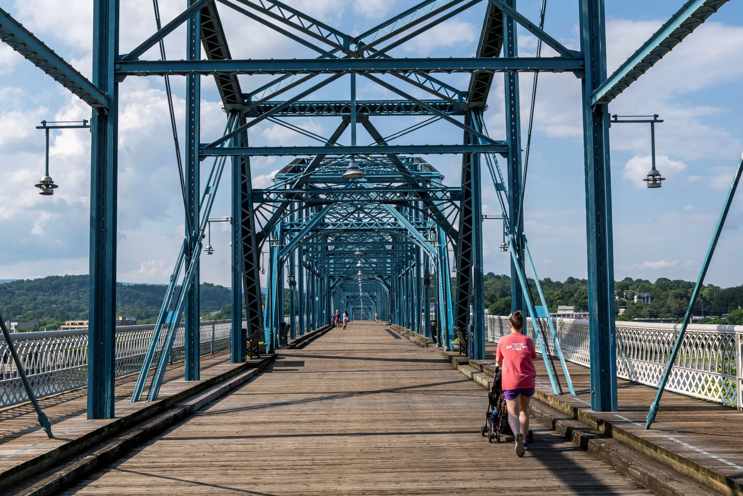 Walnut Street Pedestrian Bridge, Chattanooga, TN.