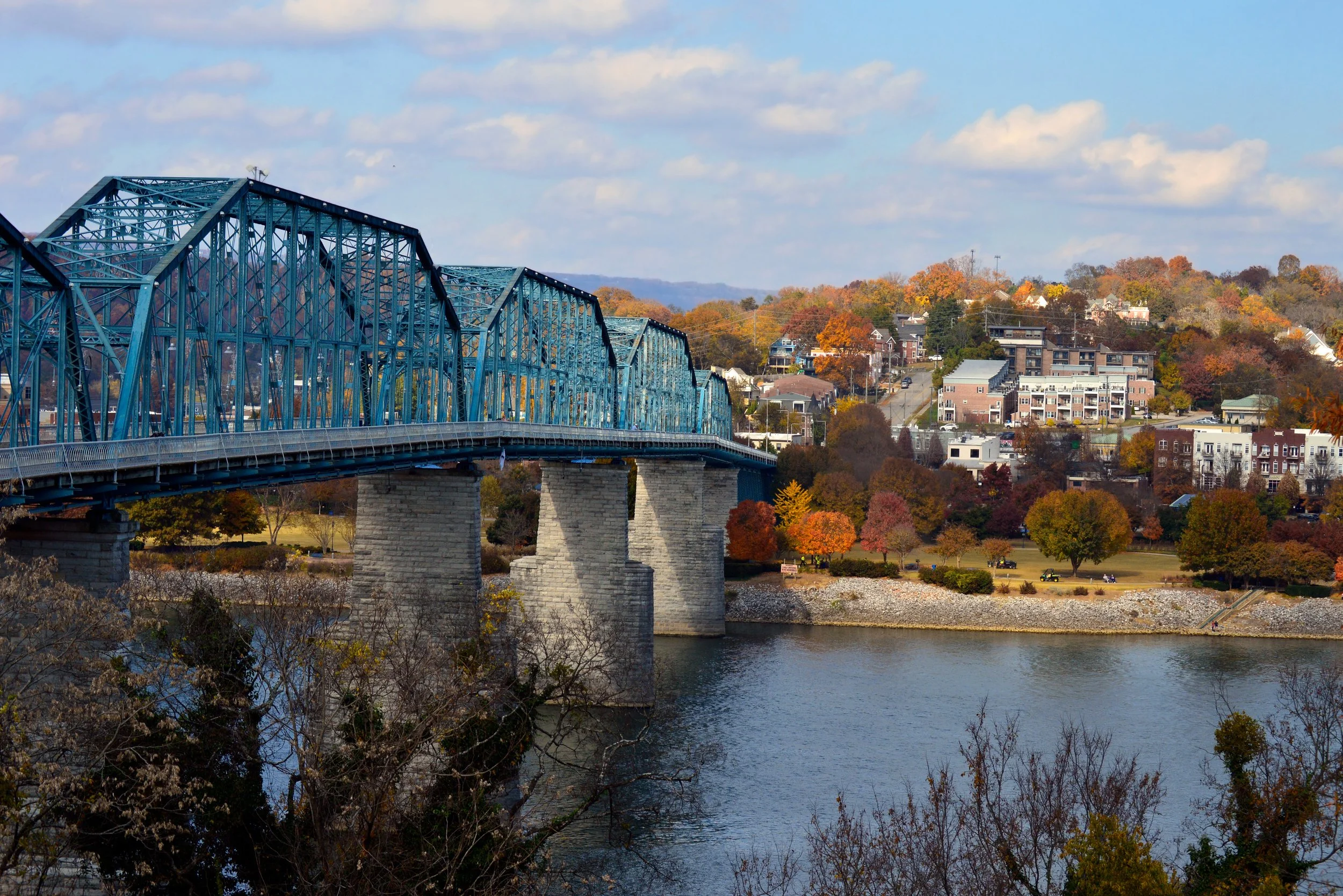 Walnut Street Pedestrian Bridge, Chattanooga, TN.