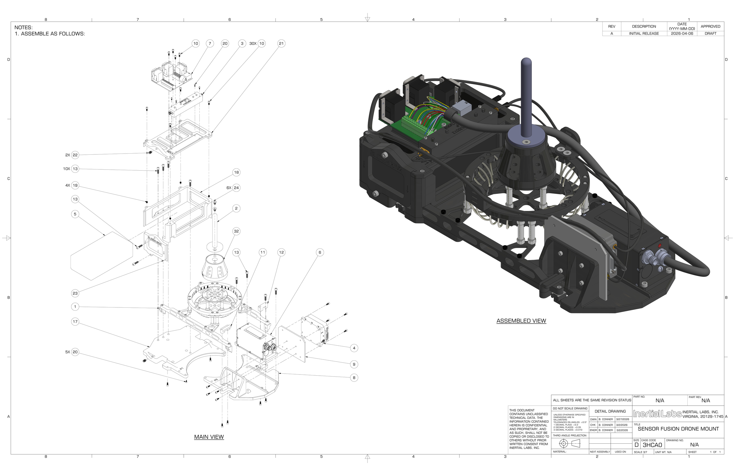Multi-Sensor Fusion Drone Mount