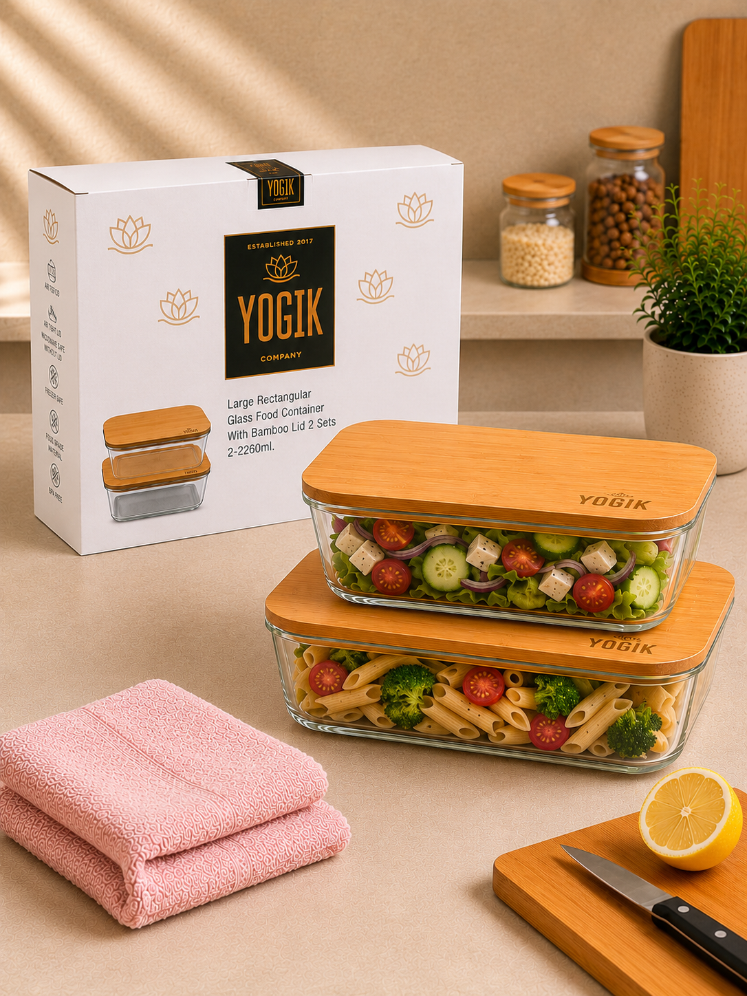 The Large Set — 2 Piece Batch Cooking & Family Feast Collection
