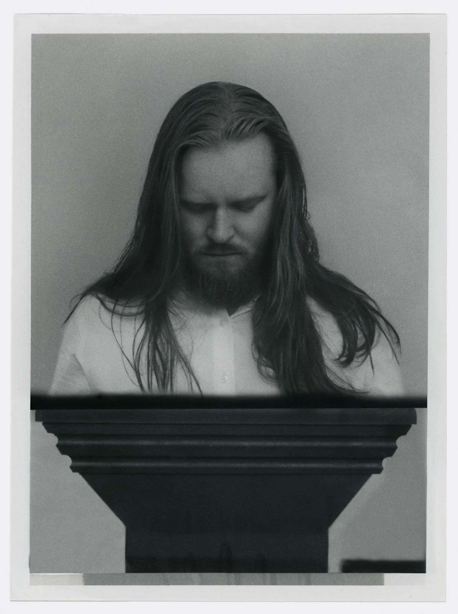 "ANDREAS BRANDT ALBUM COVER", 17x24 cm, gelatin silver print, 2021, NOT FOR SALE