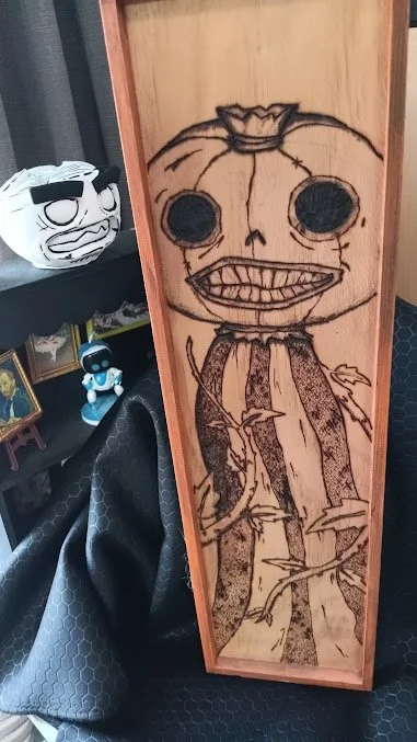 Wood burned Enoch