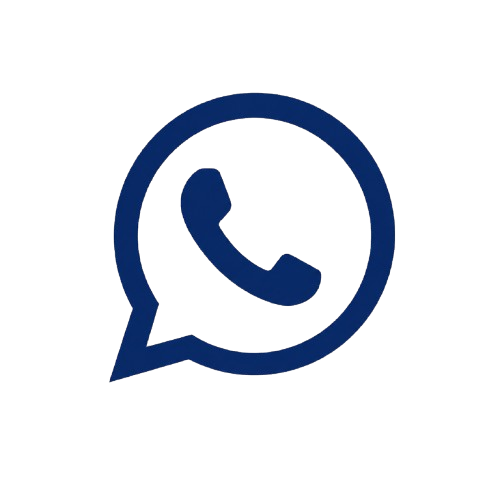 Ícone do WhatsApp em azul
