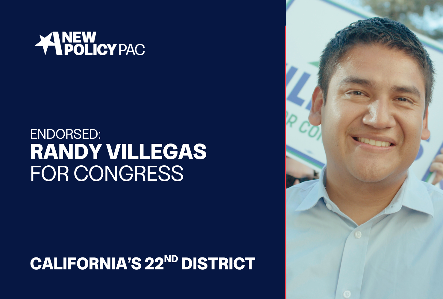 A New Policy PAC Endorses Randy Villegas