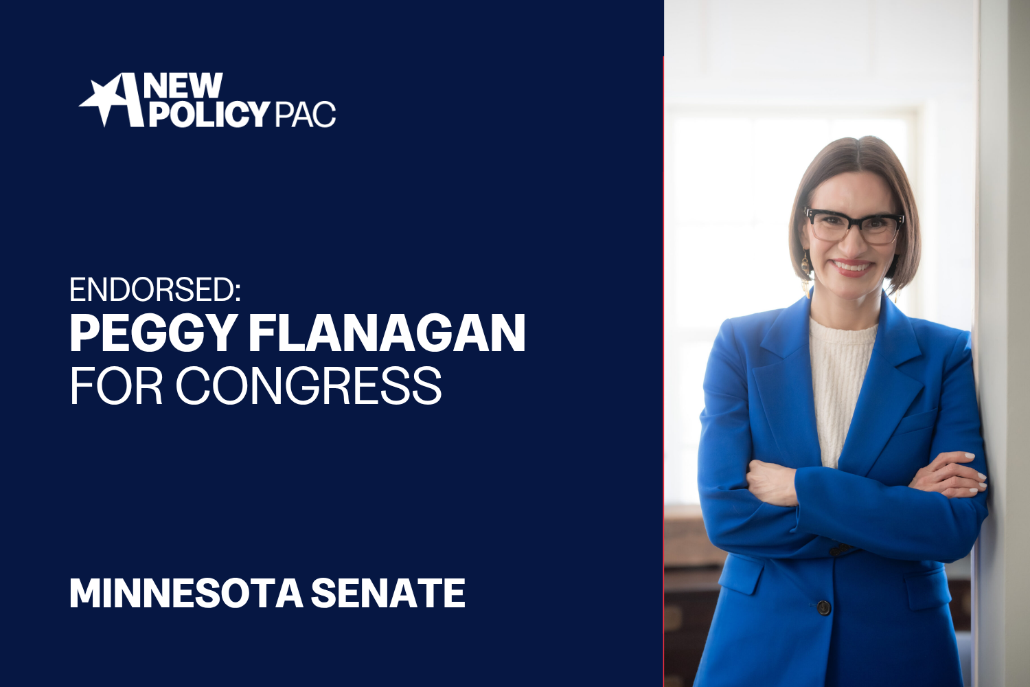 A New Policy PAC Endorses Peggy Flanagan