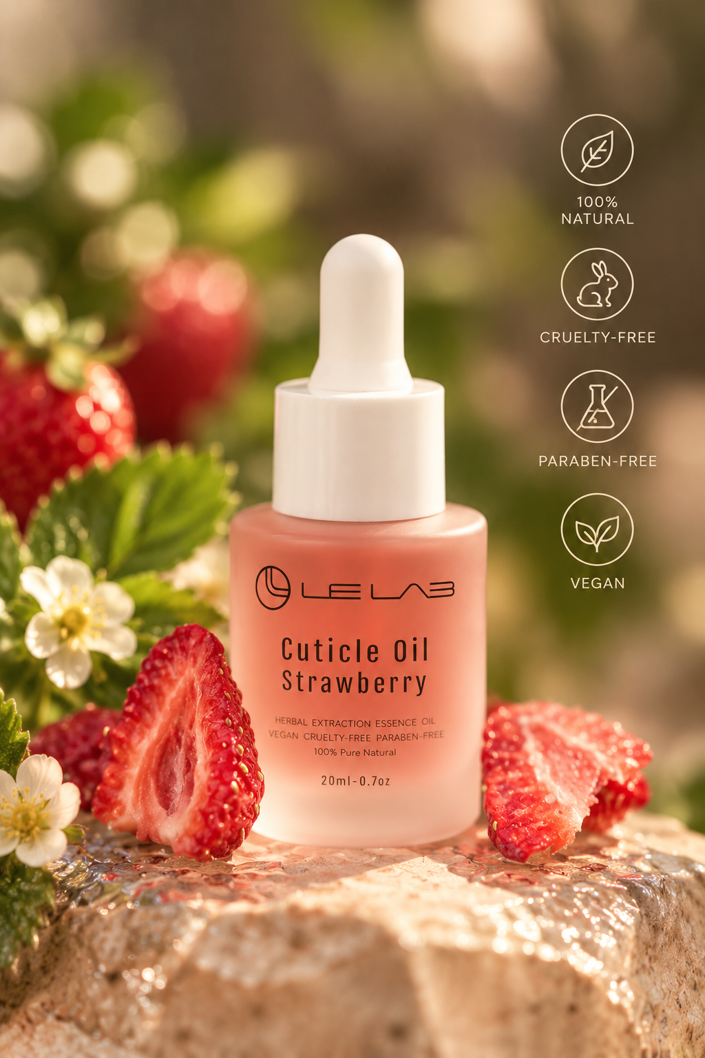 Cuticle Oil — Strawberry, 20ml