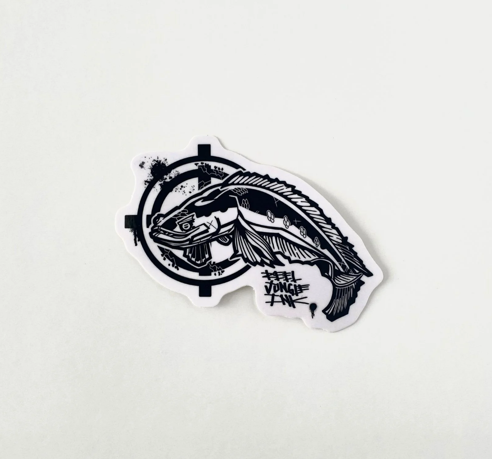 Bullseye Snakehead Sticker – Reel Jungle Ink Vol. 1