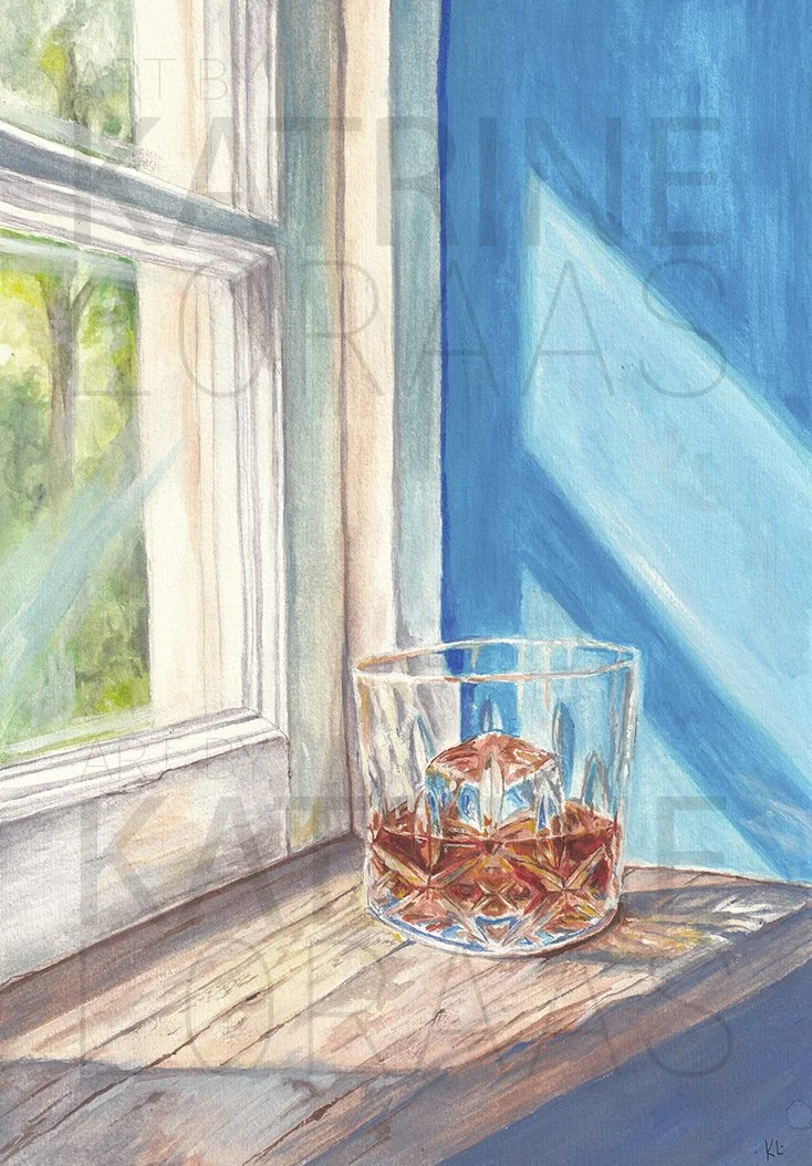 Whisky // Watercolour // SOLD // 297 x 420mm