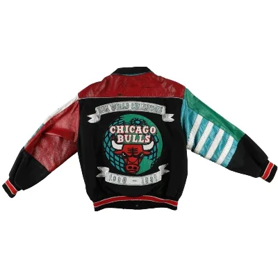1991 Michael Jordan Signed Chicago Bulls NBA World Champions Leather Jacket by Jeff Hamilton - Beckett LOA, UDA
