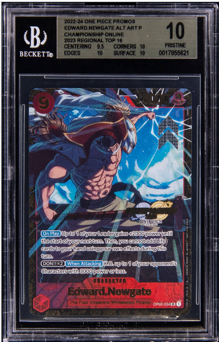 2022-24 One Piece Promos Championship Online 2023 Regional Top 16 Alternate Art 