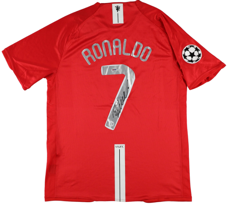 Cristiano Ronaldo Signed Manchester United Jersey - PSA/DNA COA