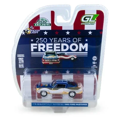 GOLD CHROME CHASE Greenlight 1965 Mustang "250 Years Of Freedom"