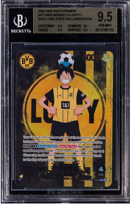 2025 One Piece Promos BVB X One Piece Collaboration #ST13-003 Monkey.D.Luffy - 