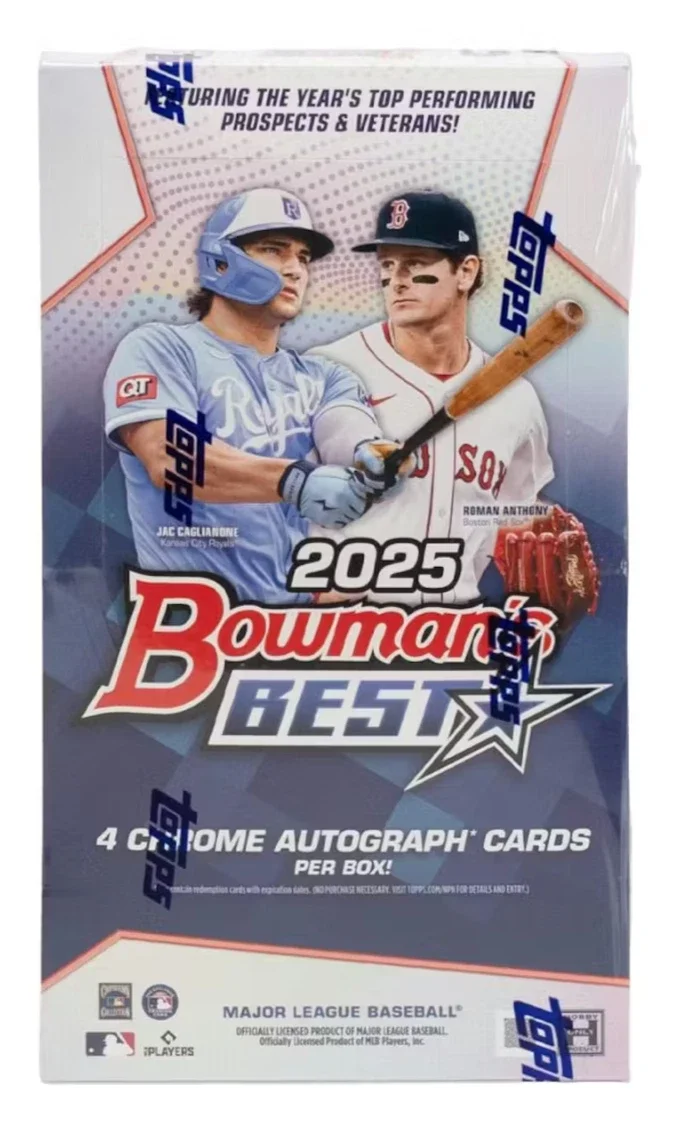 2025 Bowman's Best Baseball Factory Sealed Hobby Box