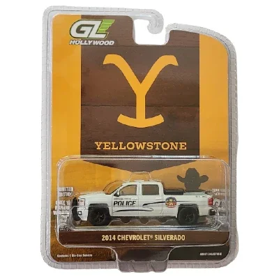 GreenLight 1:64 2014 Chevrolet Silverado Broken Rock Police Toylandbay Exclusive
