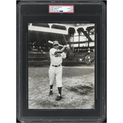 1950 Jackie Robinson Card-Used Type I Original Photo by Barney Stein 