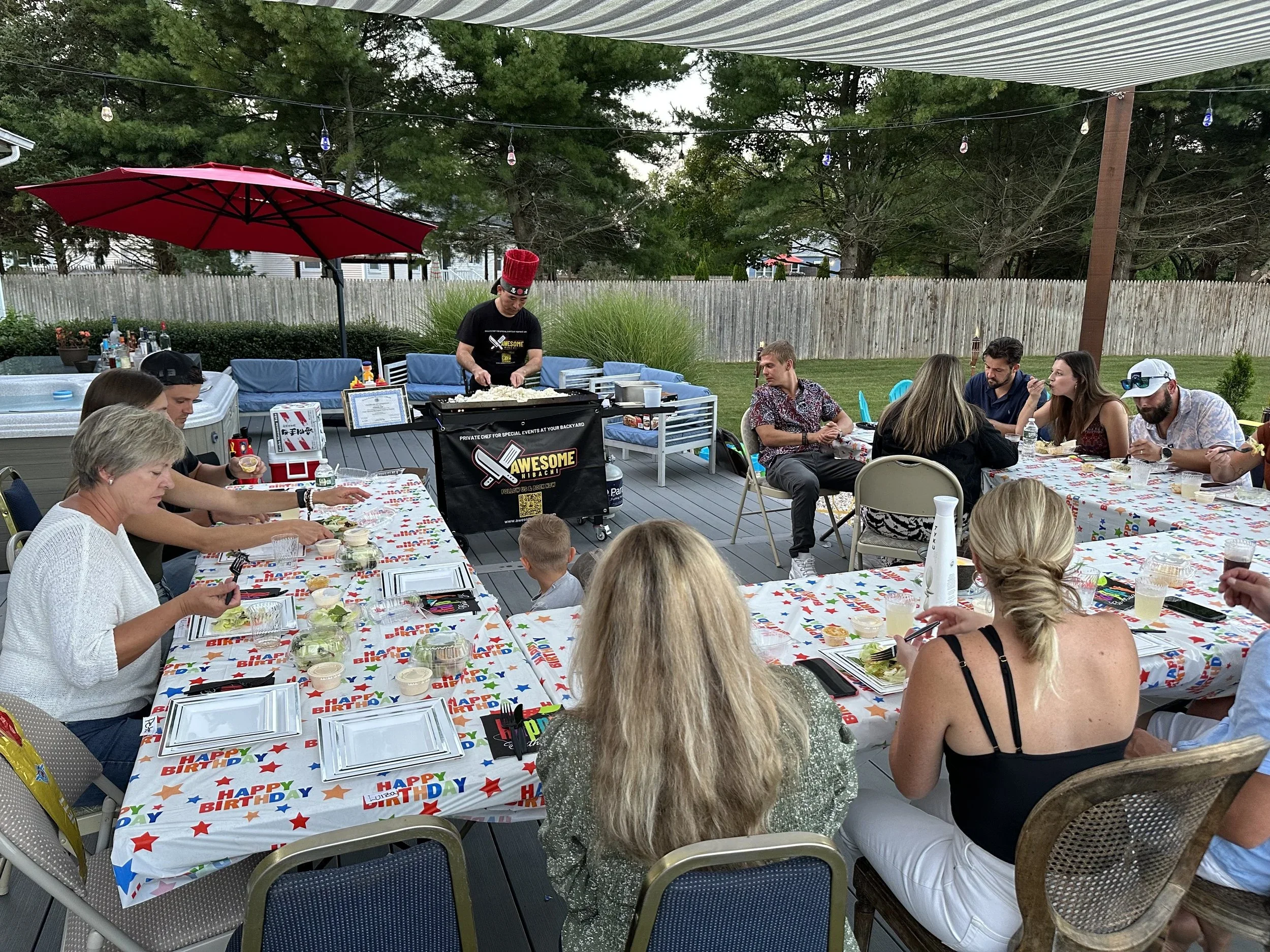 Top #1 At Home Hibachi Catering At Your Backyard