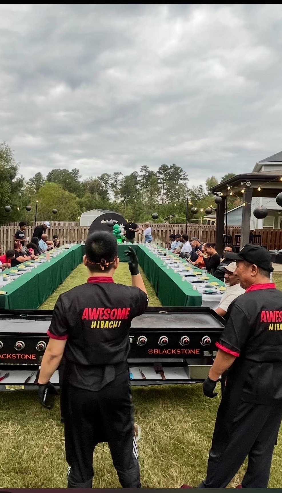 Top #1 At Home Hibachi Catering At Your Backyard