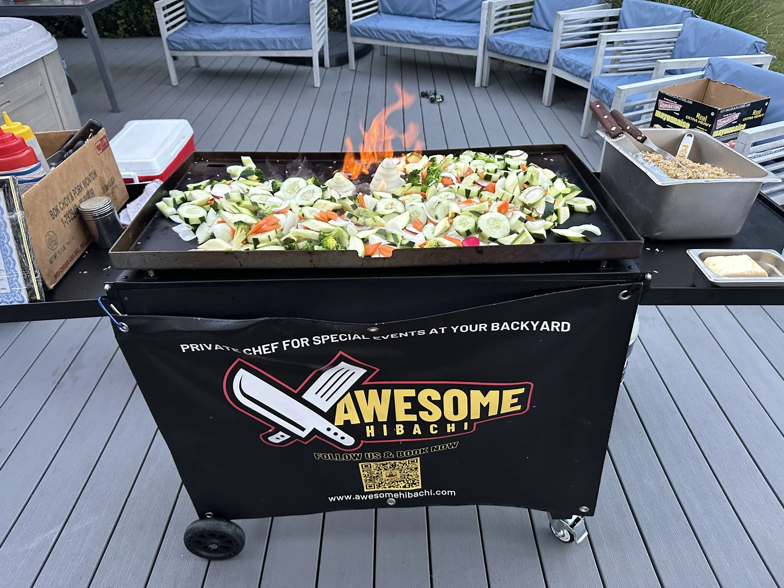 Private Hibachi Chef in Riverview, FL: Turn Your Backyard into a Hibachi Party