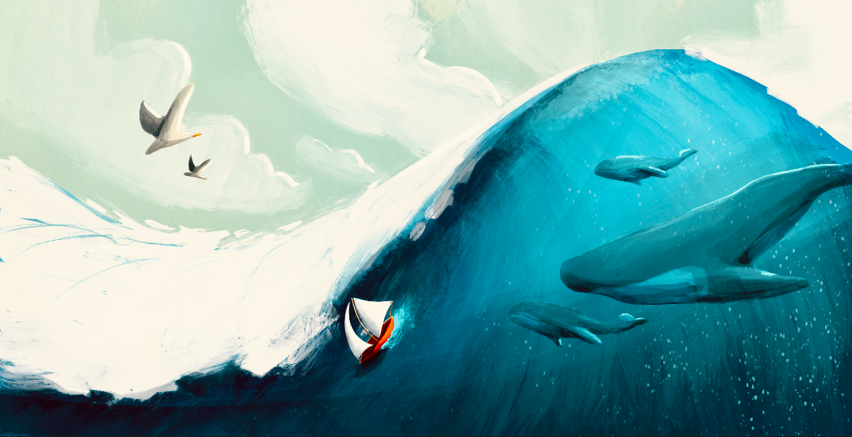 Ocean Landscape - Vicky Ordnolov