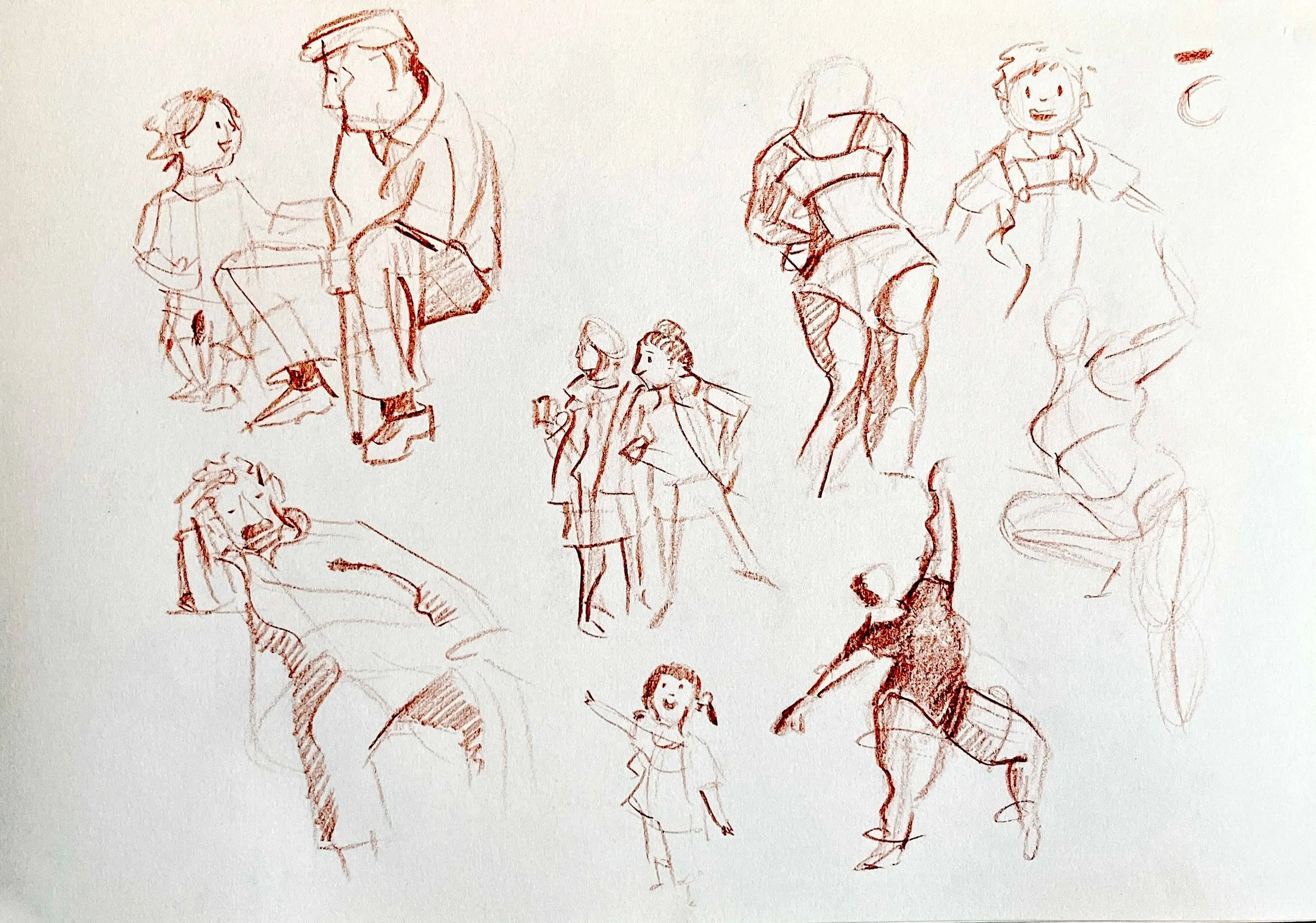 morning sketching