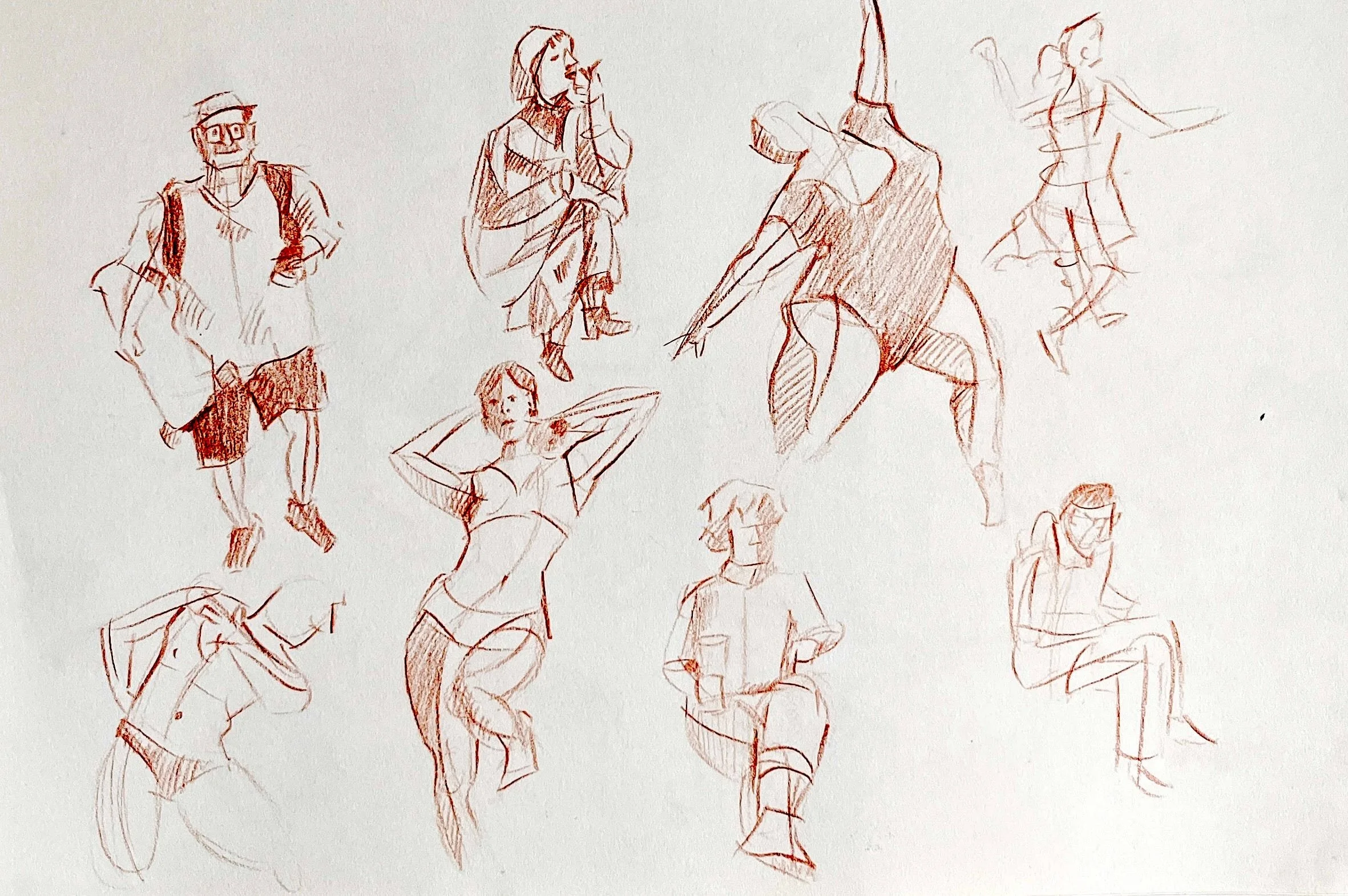 morning sketching page 2