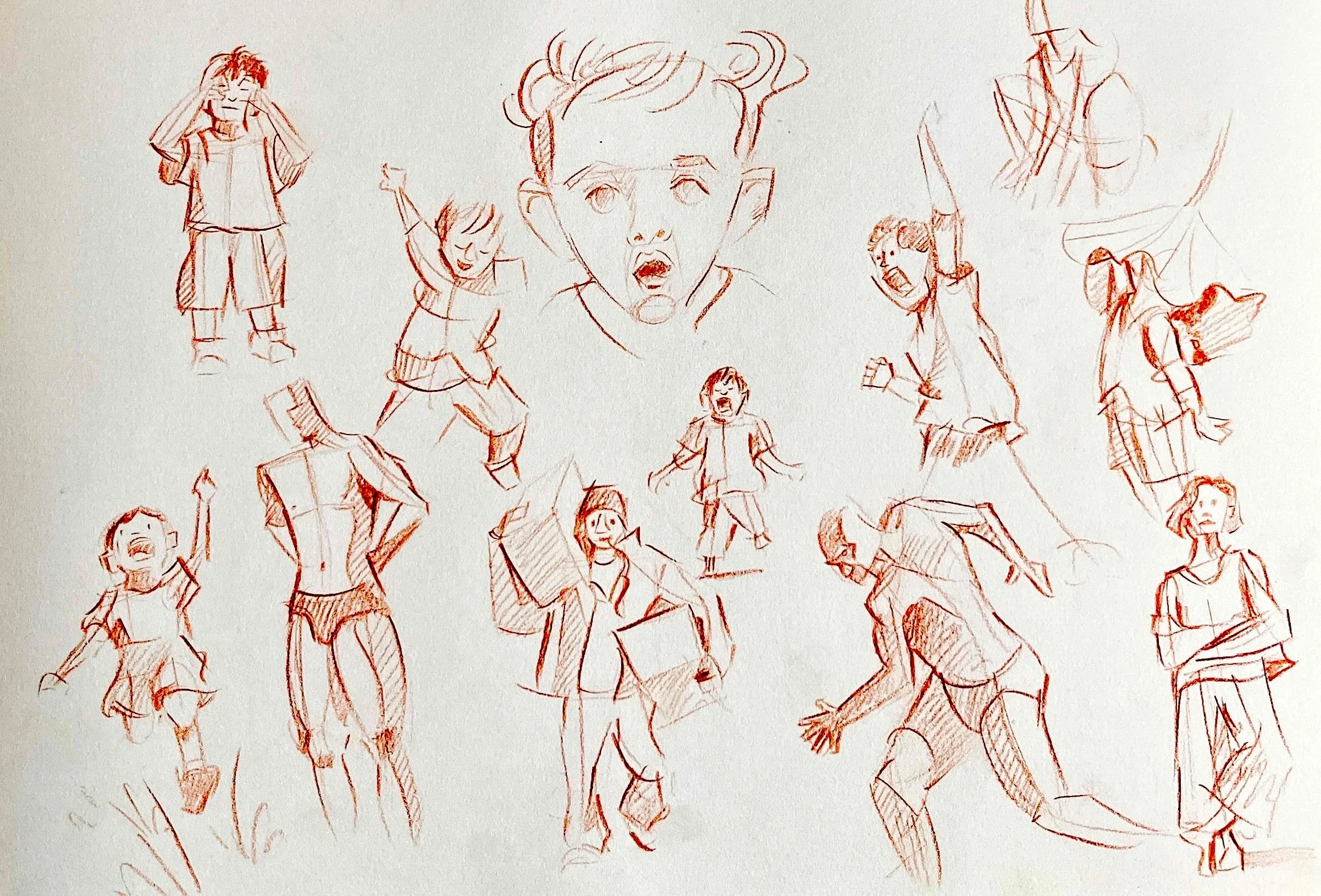 morning sketching
