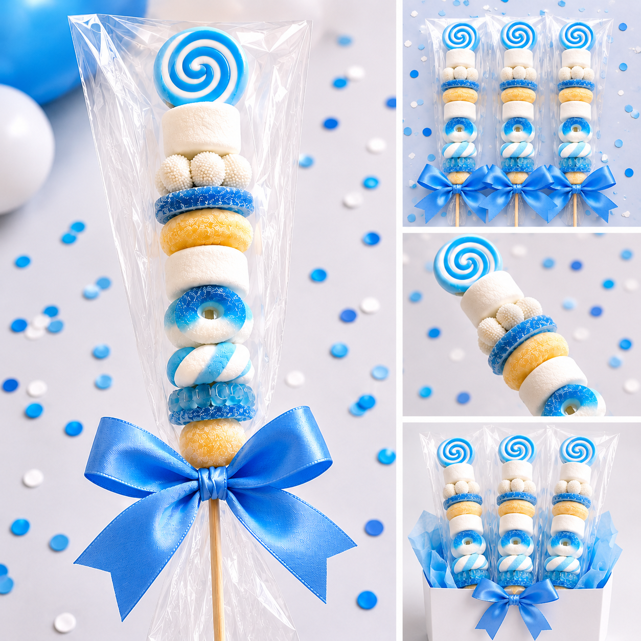 Make your celebration extra sweet with our Blue Heeler Theme Candy Skewers! 💙✨