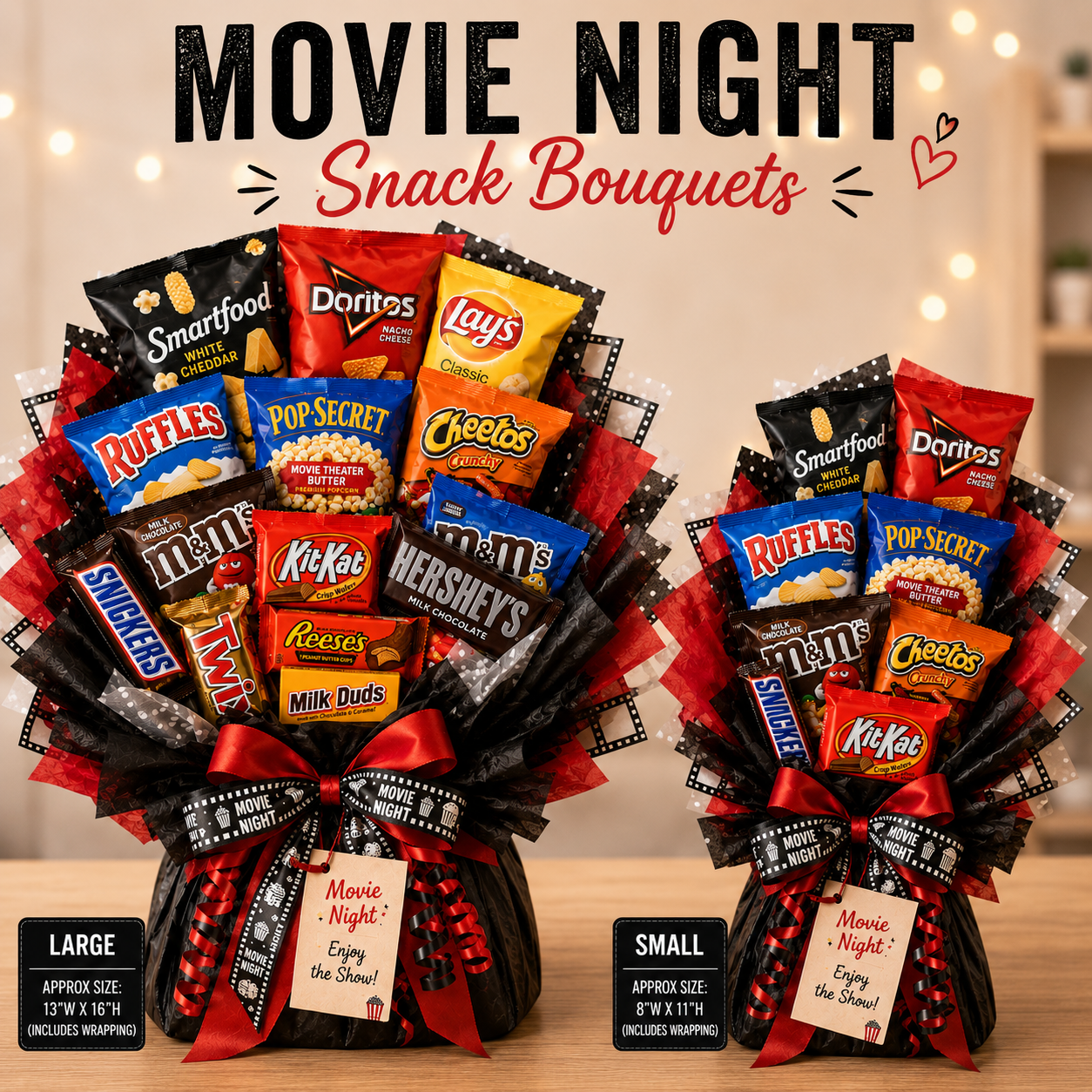 Movie Night Snack Bouquet